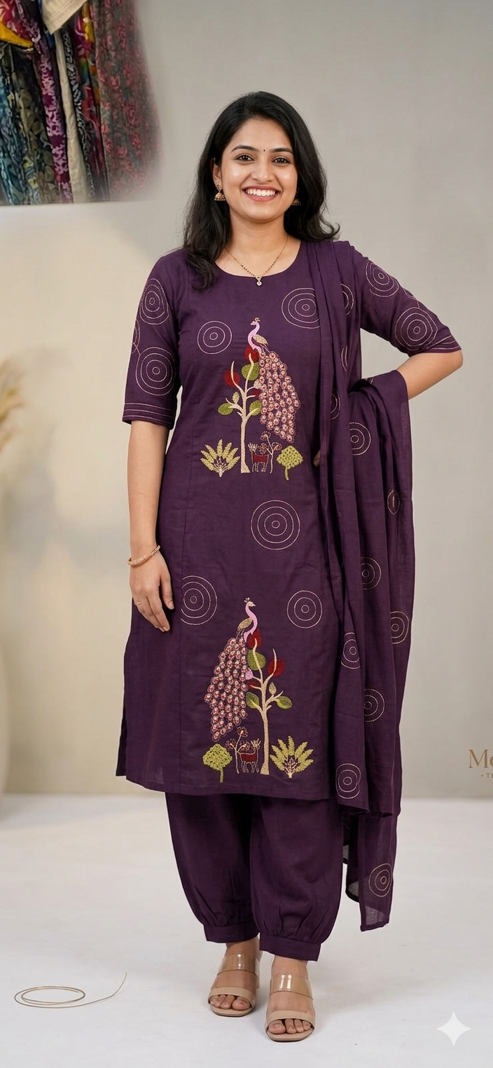 Kurti pant with duptta