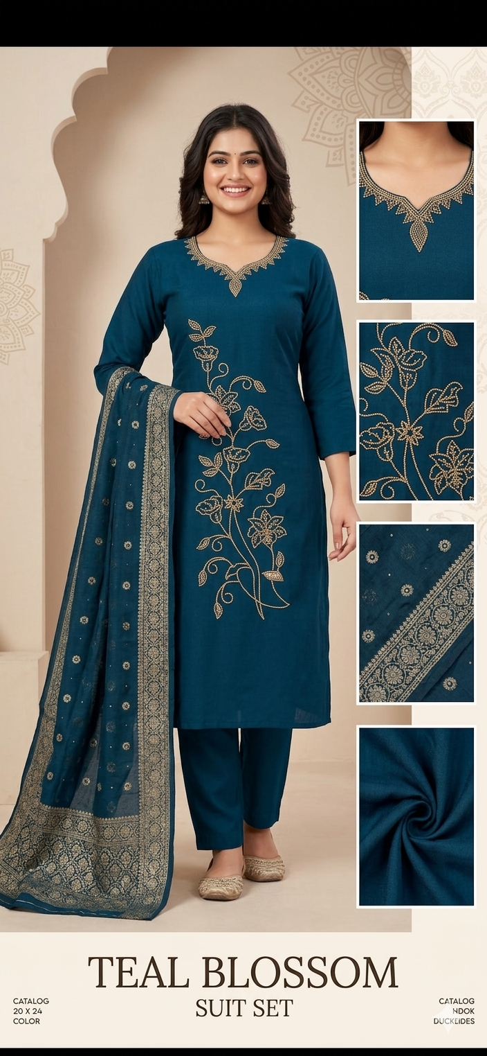 Kurti pant with duppta