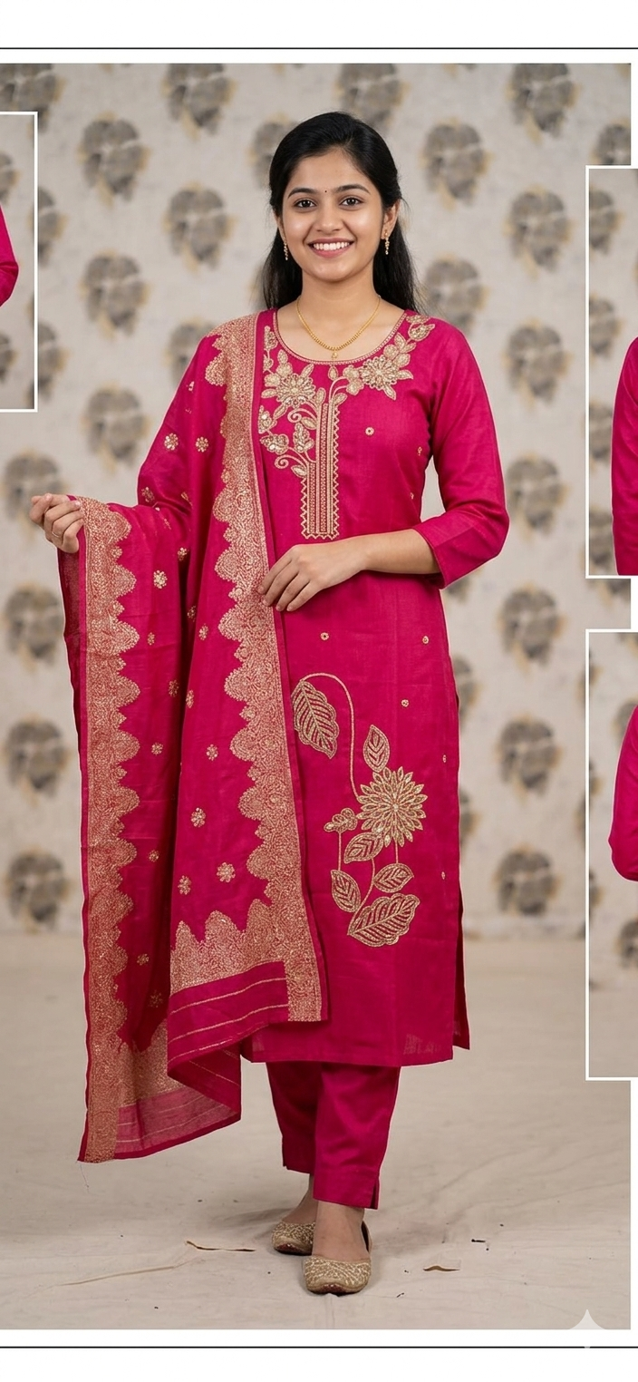 Kurti pant with duppta