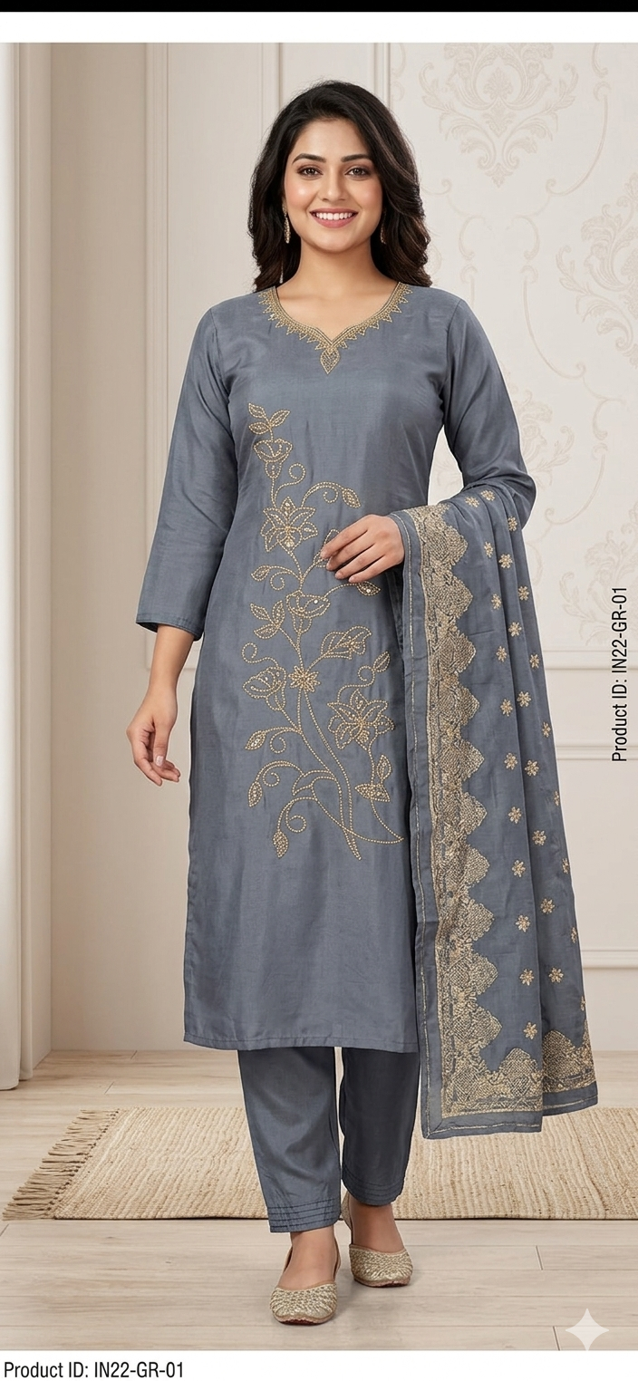 Kurti pany with duppta