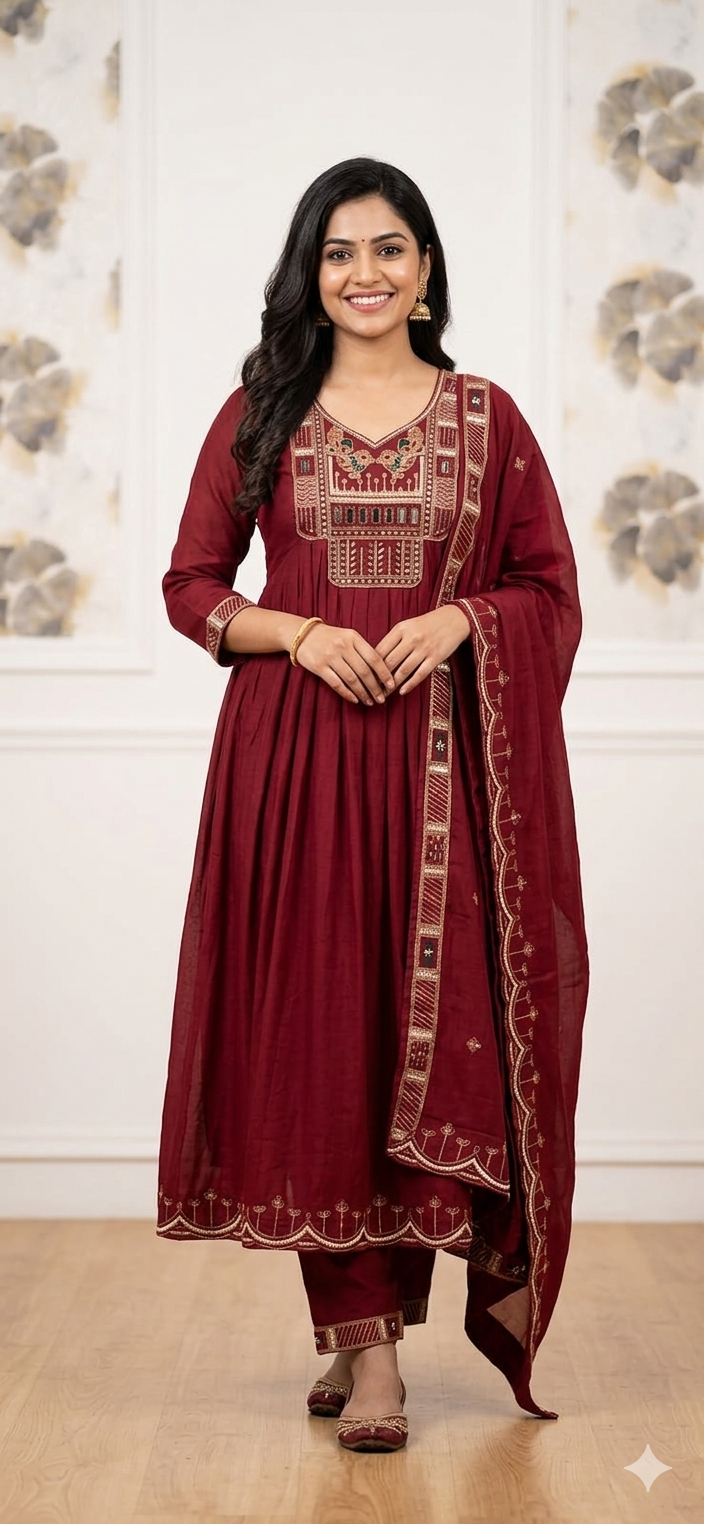 kurti pant with duppta