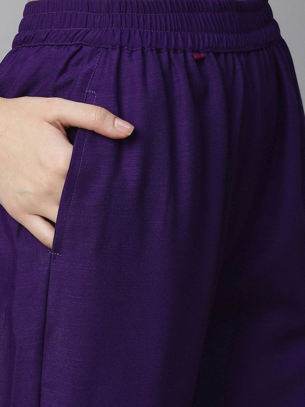 Ethnic Motifs Embroidered Kurta & Trousers With Dupatta