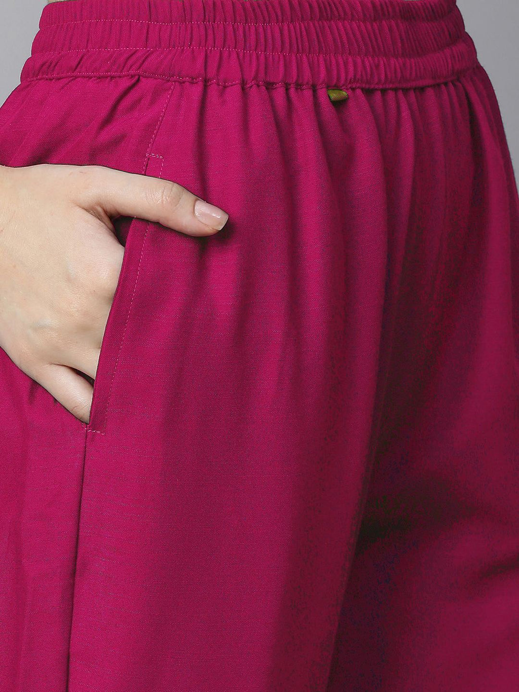 Ethnic Motifs Embroidered Kurta & Trousers With Dupatta