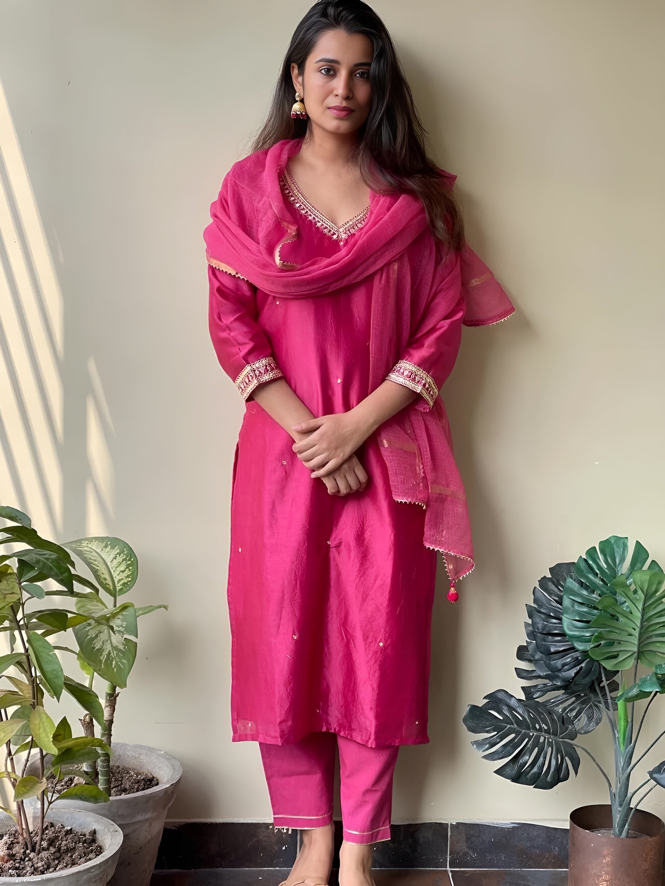 kurti pant with duppta