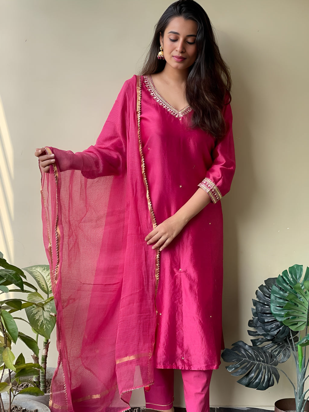 kurti pant with duppta