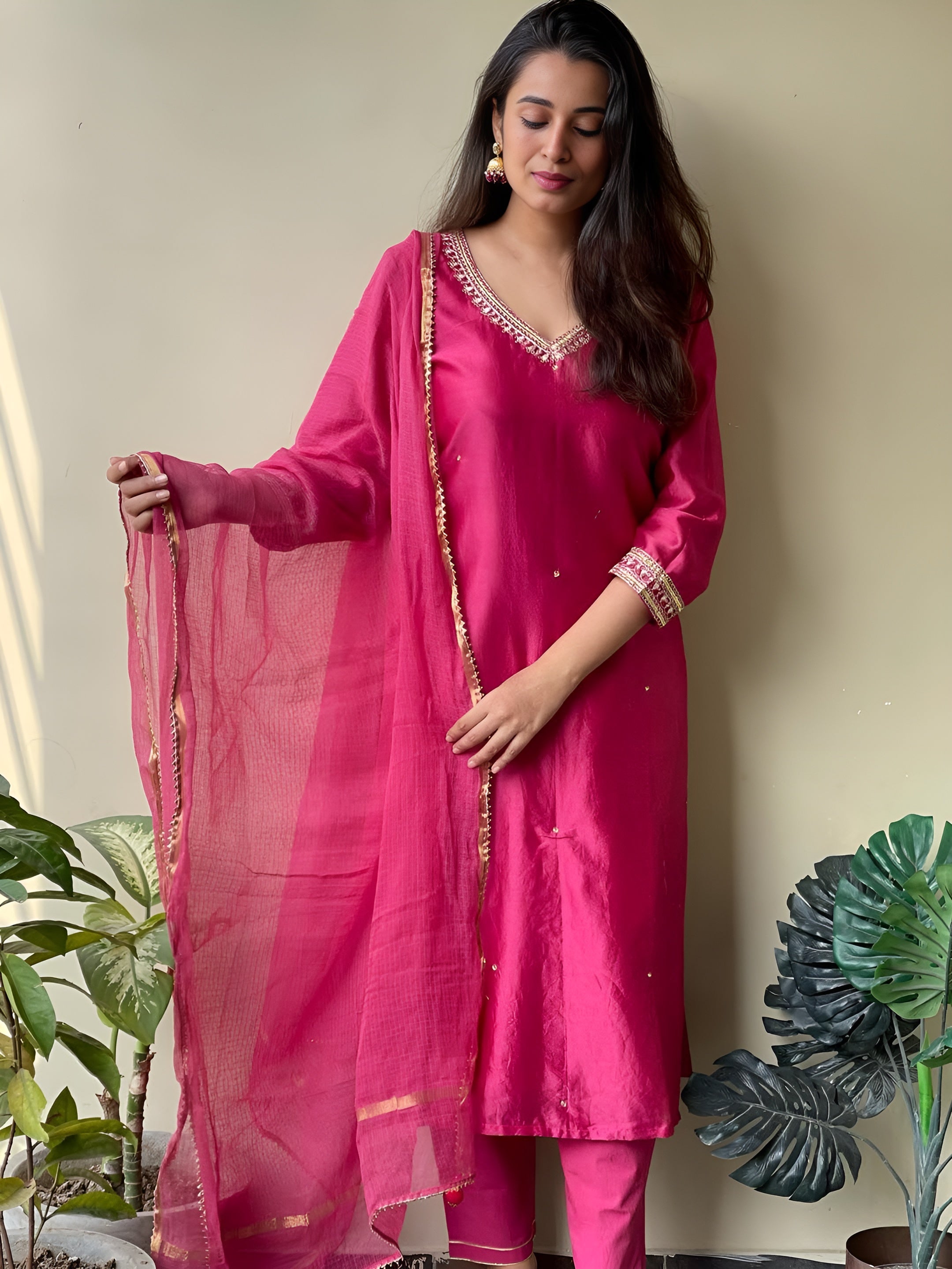 kurti pant with duppta