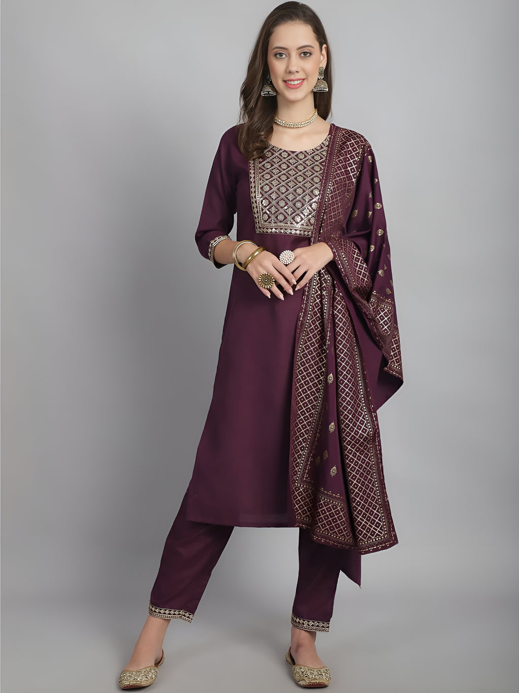 Kurti pant with duppta