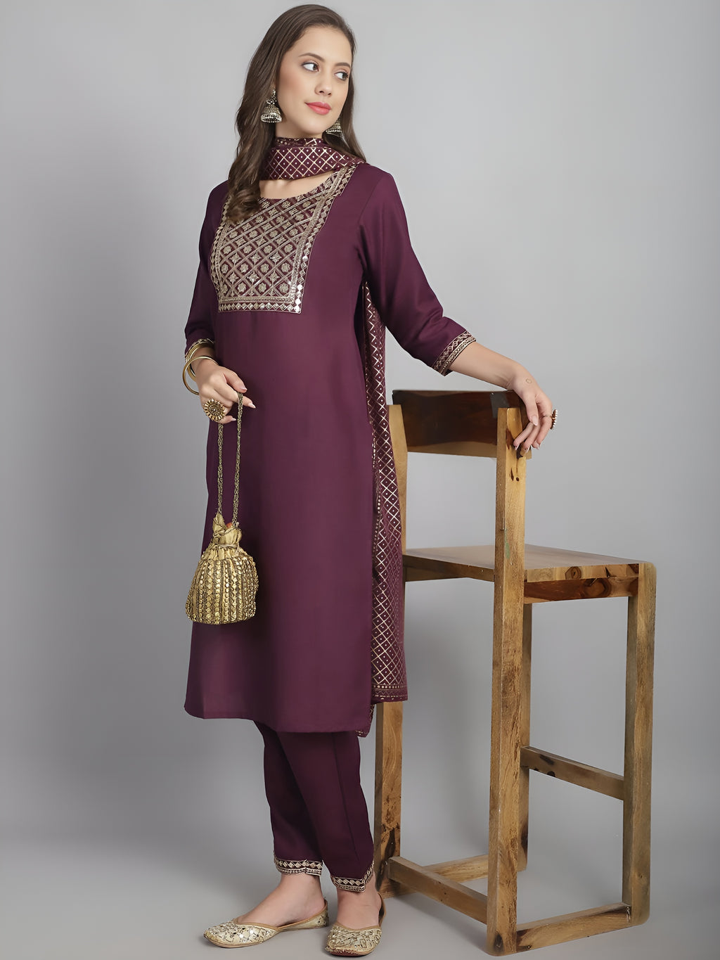 Kurti pant with duppta
