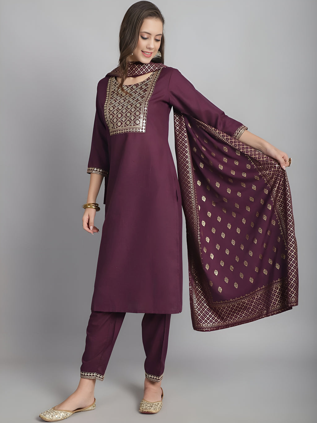 Kurti pant with duppta