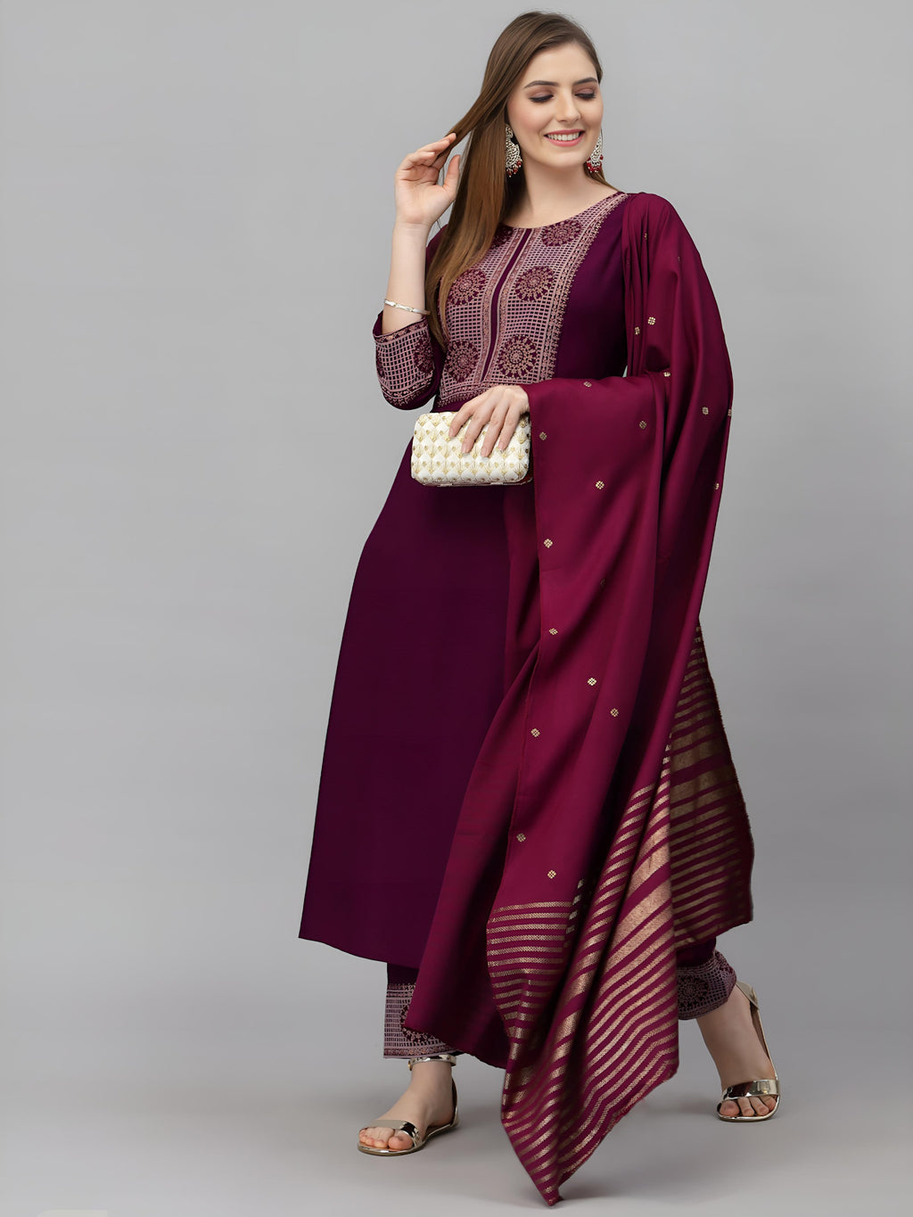 Kurti pant with duppta