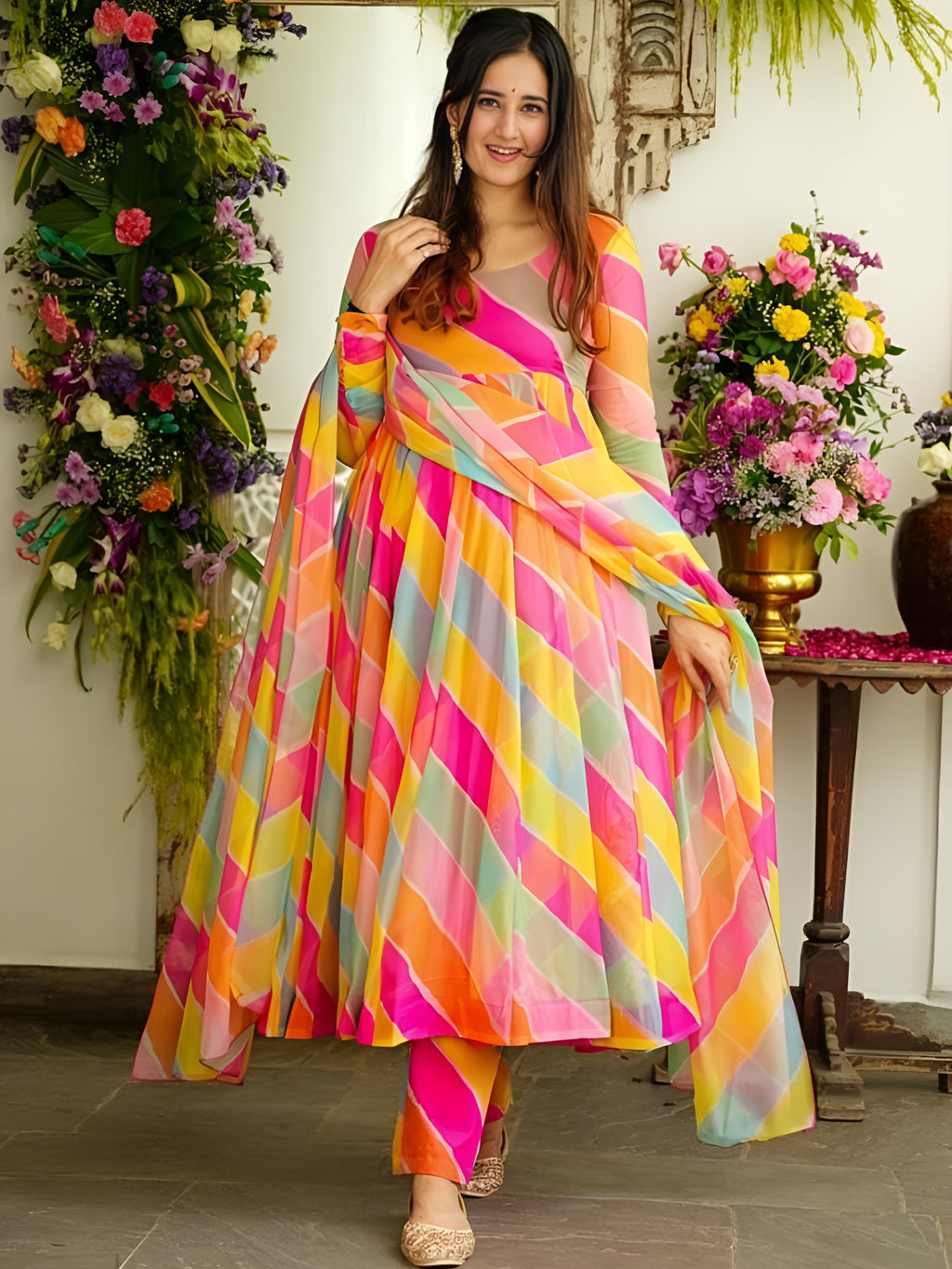 Kurti pant with duppta