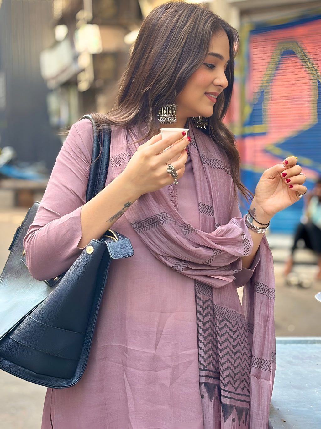 Ladies fancy kurti pair