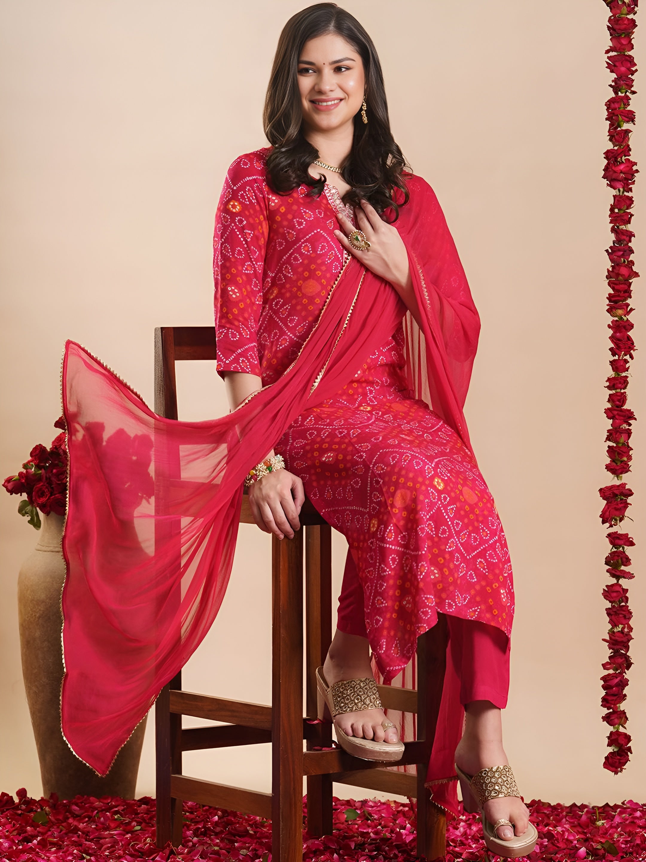 Ladies fancy kurti pair