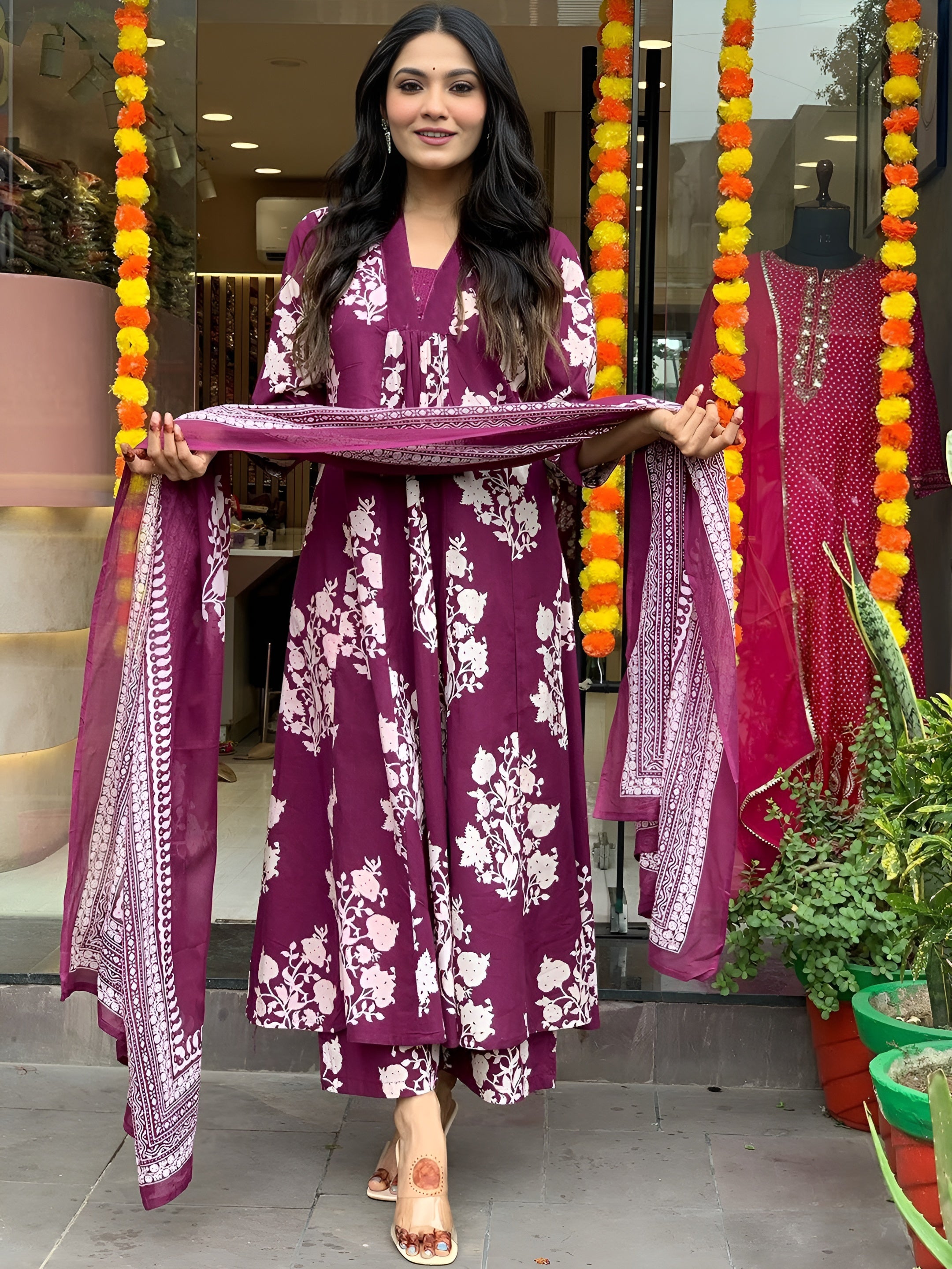 Ladies fancy kurti pair