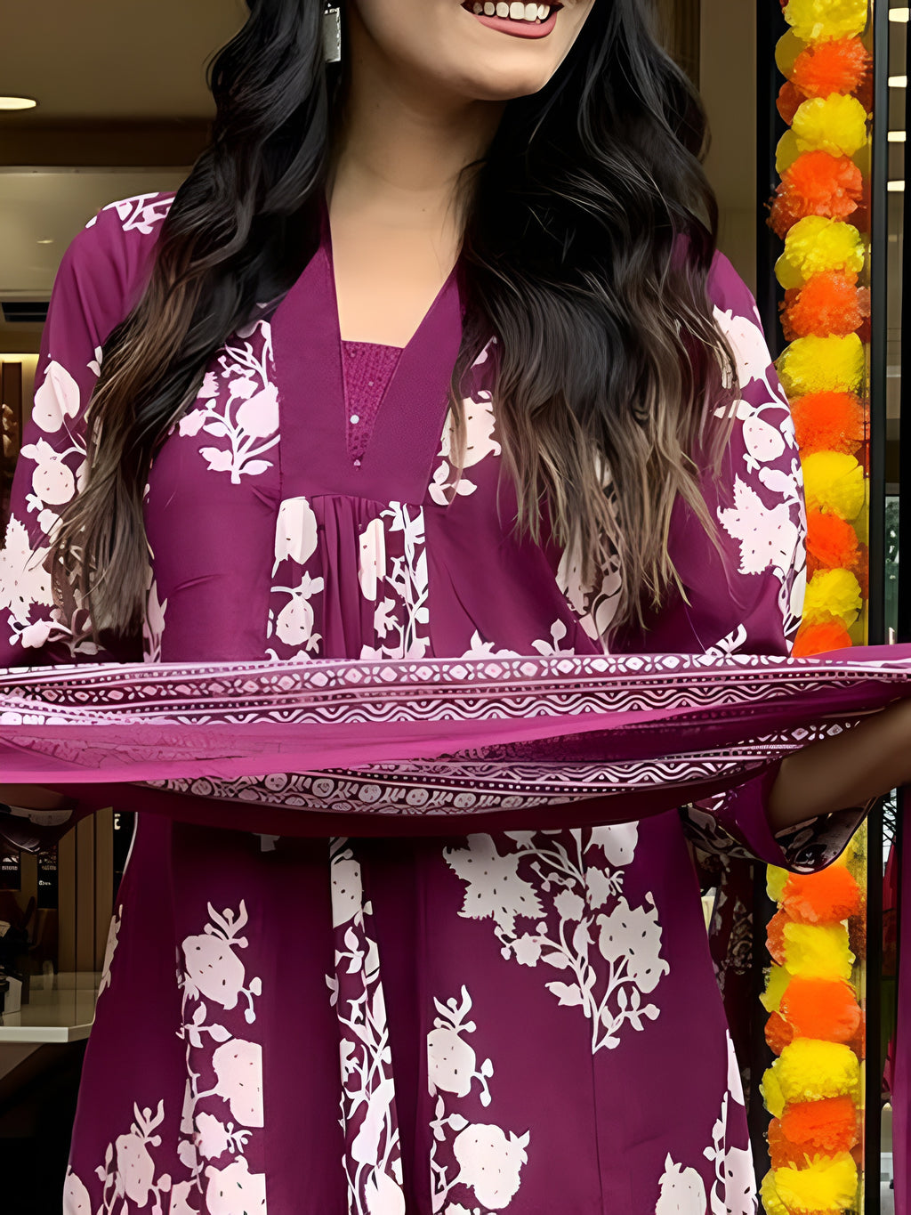 Ladies fancy kurti pair