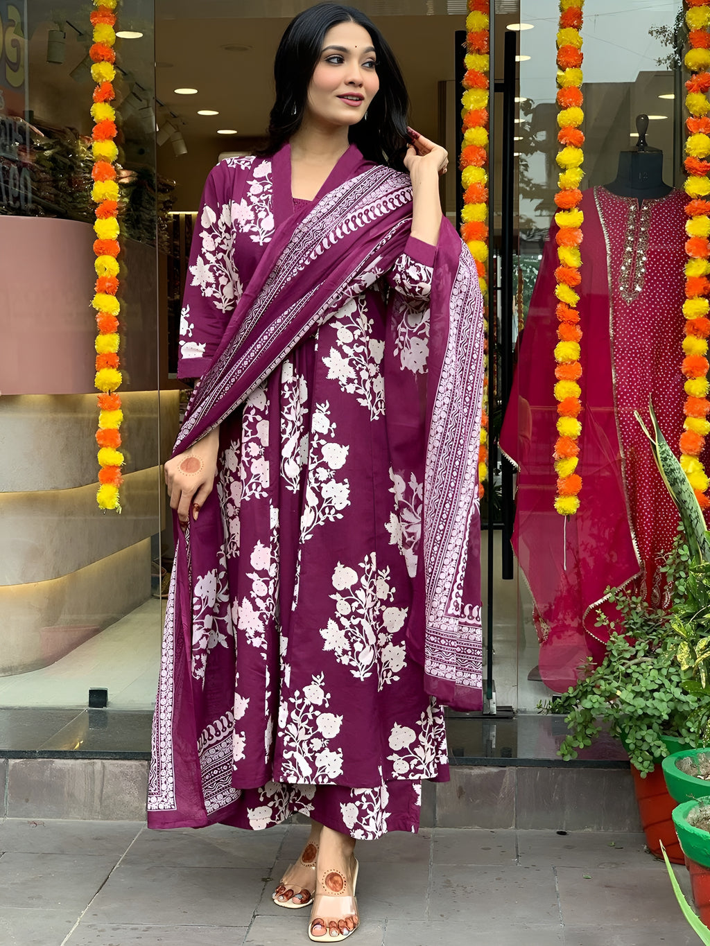 Ladies fancy kurti pair