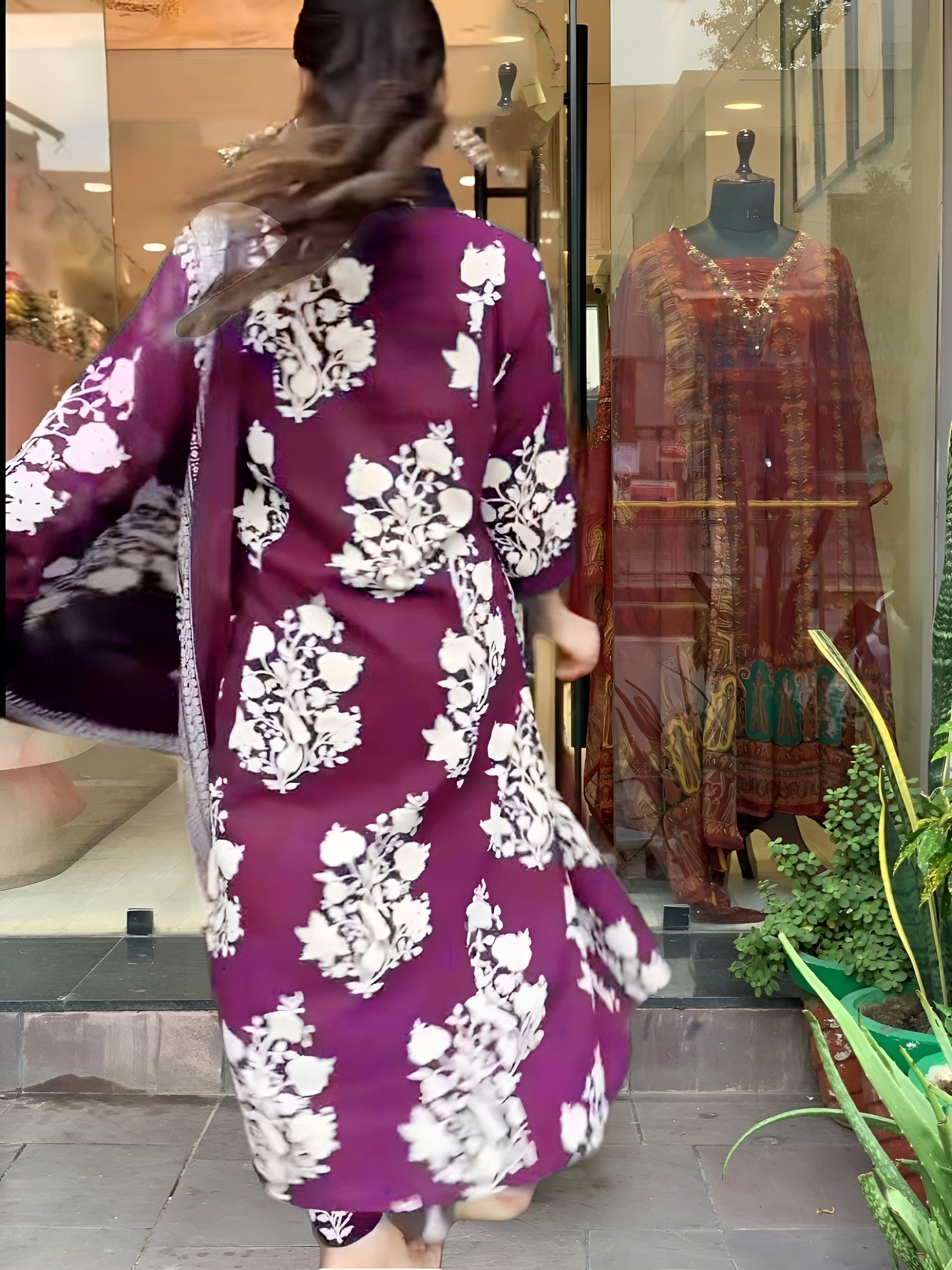 Ladies fancy kurti pair