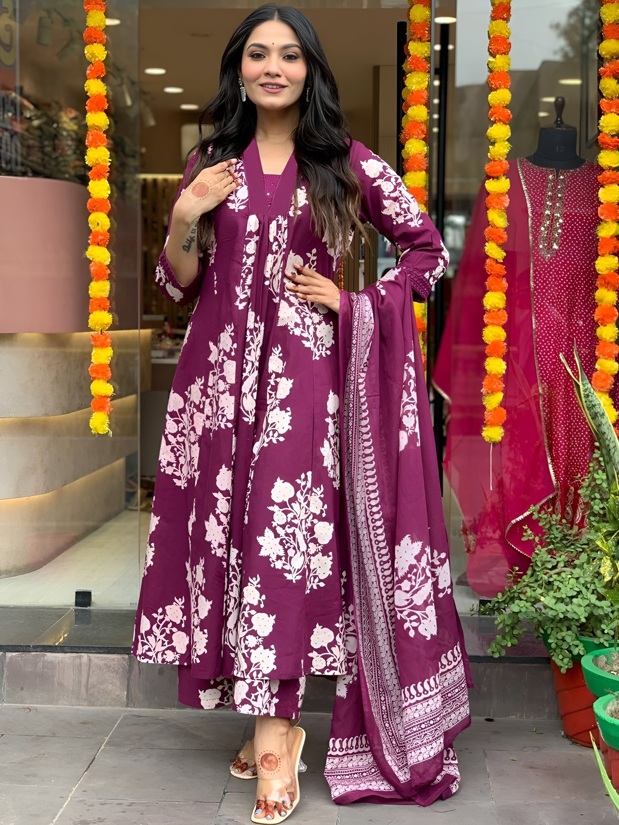 Ladies fancy kurti pair