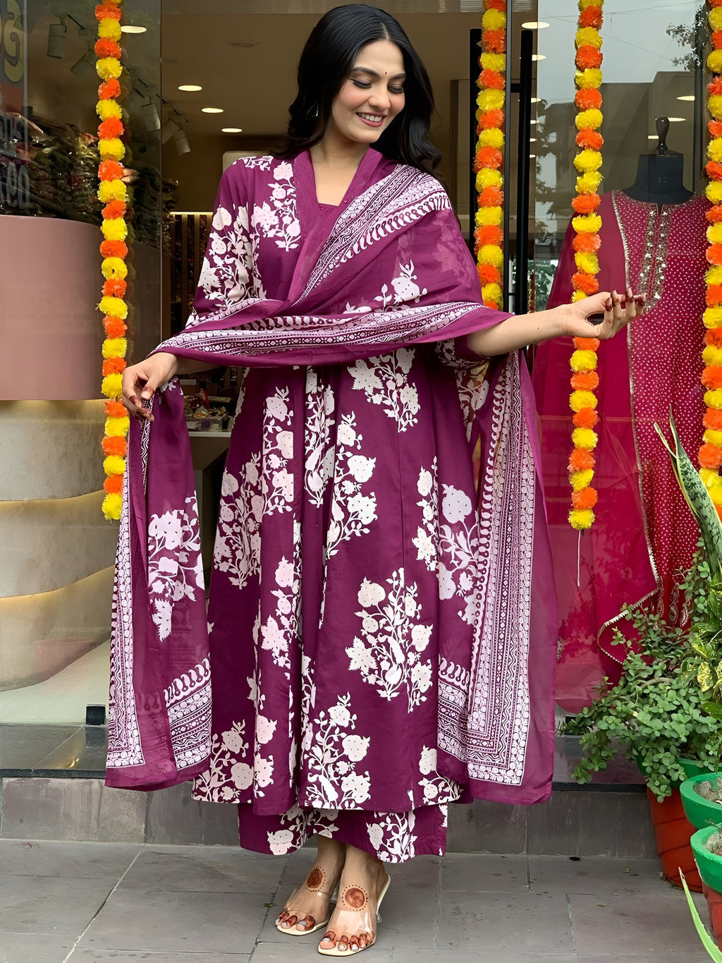 Ladies fancy kurti pair