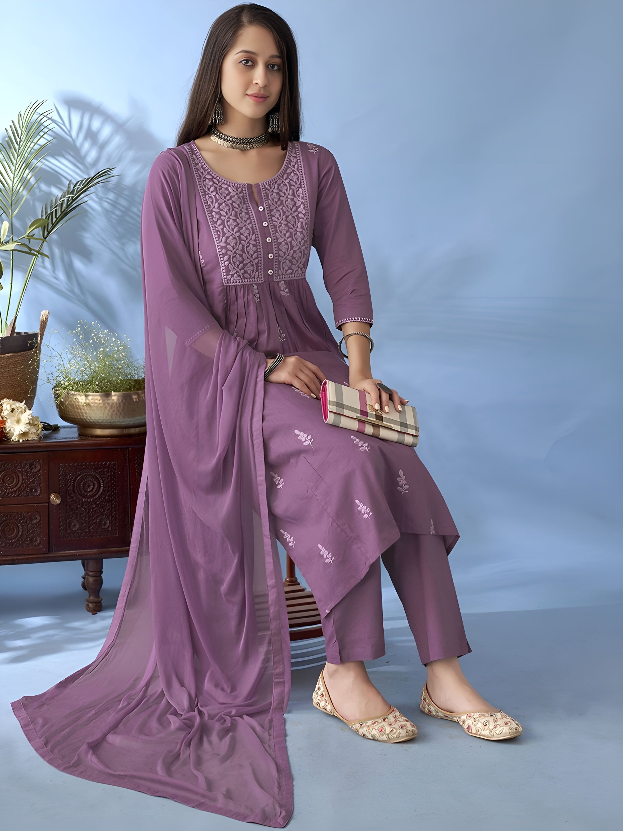 Ladies traditional kurti pant