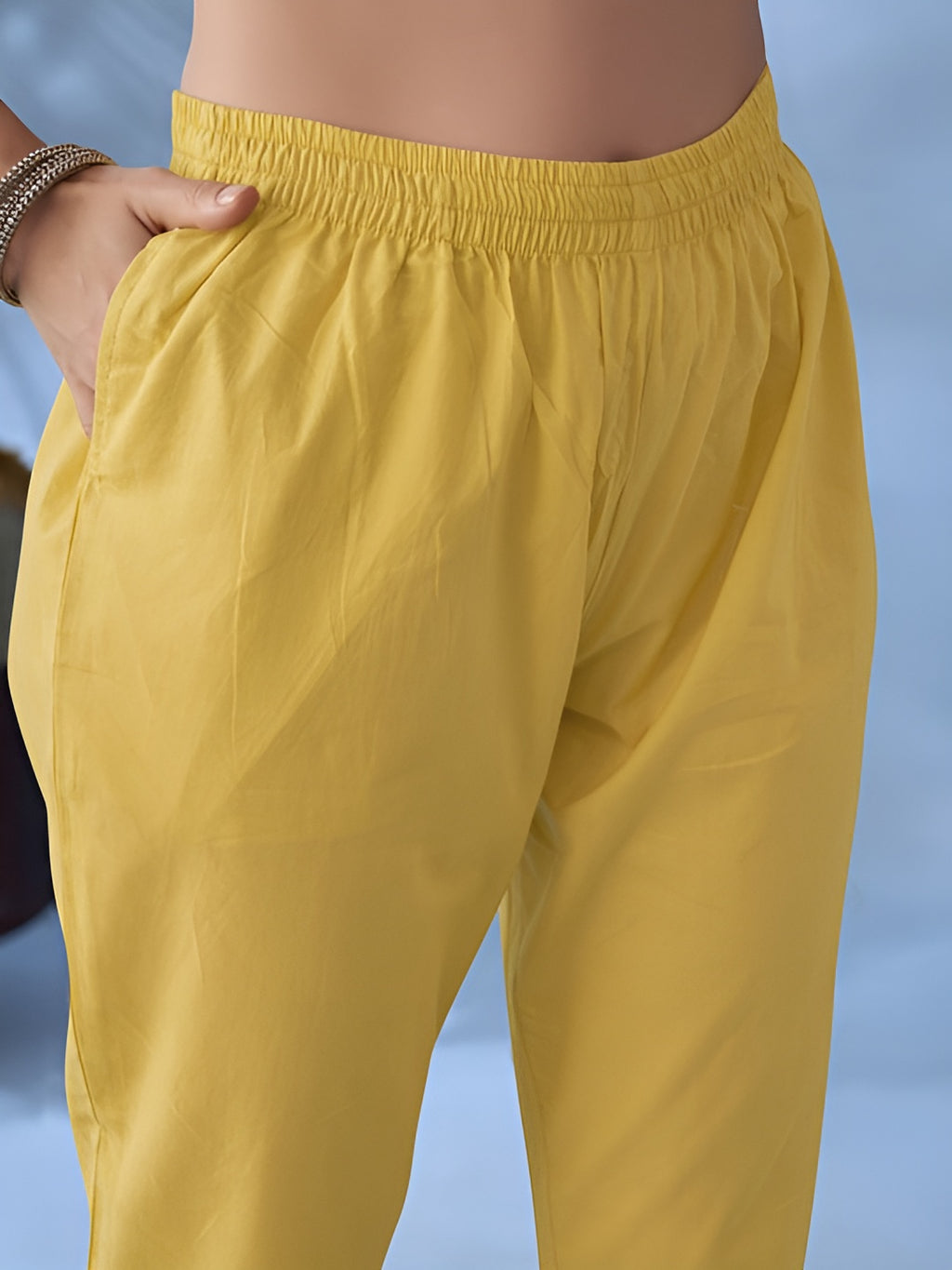 Flora work kurt pant set