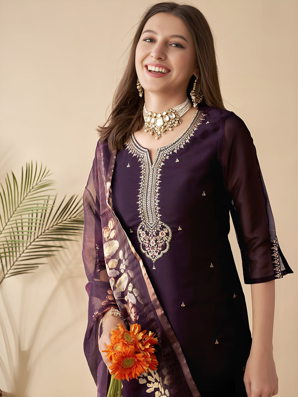 Traditional kurta pant set