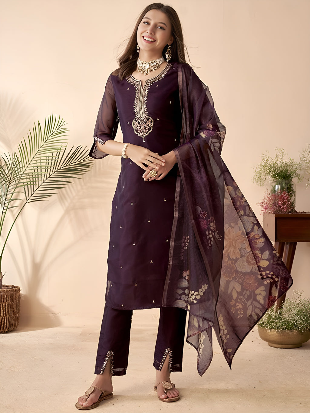 Traditional kurta pant set