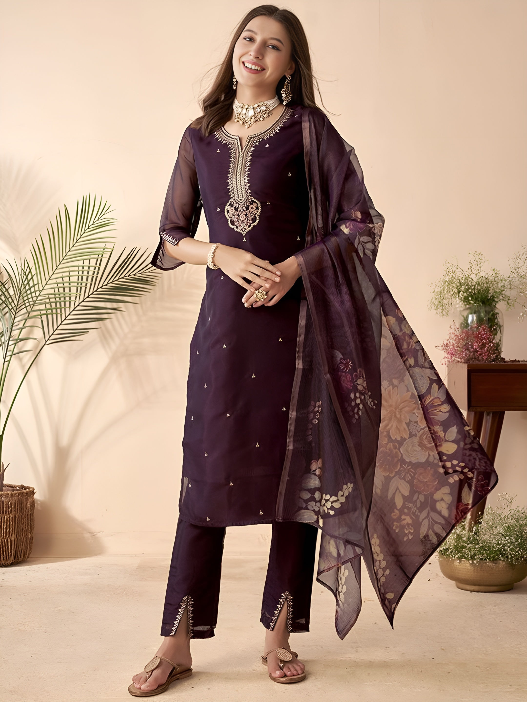 Traditional kurta pant set