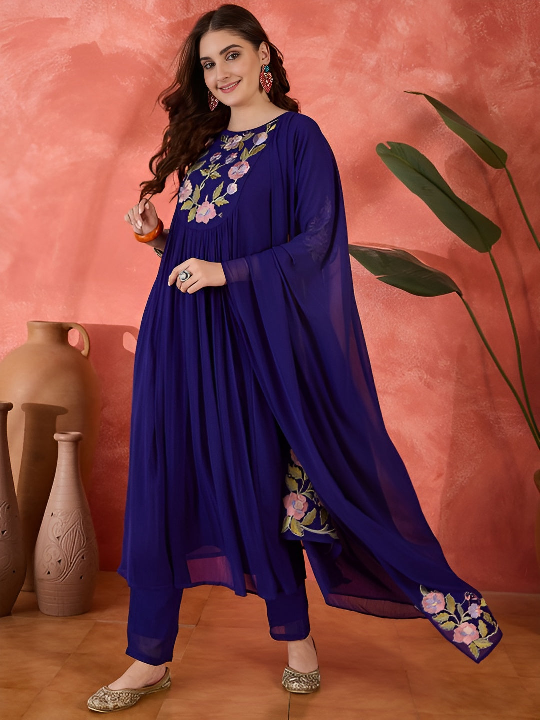 Kurti pant with dupatta