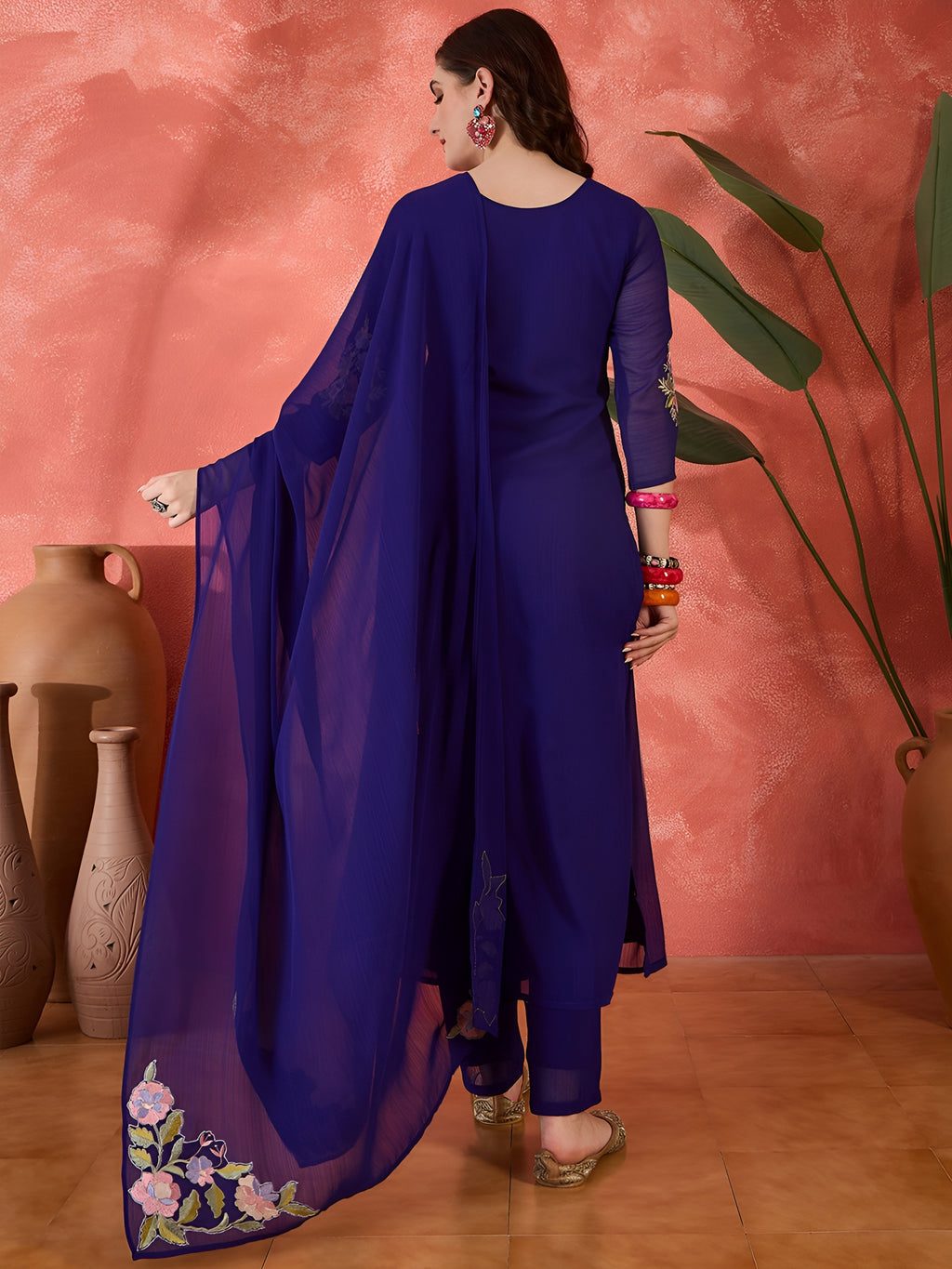 Kurti pant with dupatta