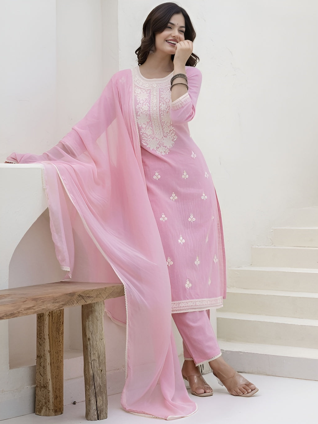 Kurti pant with dupatta