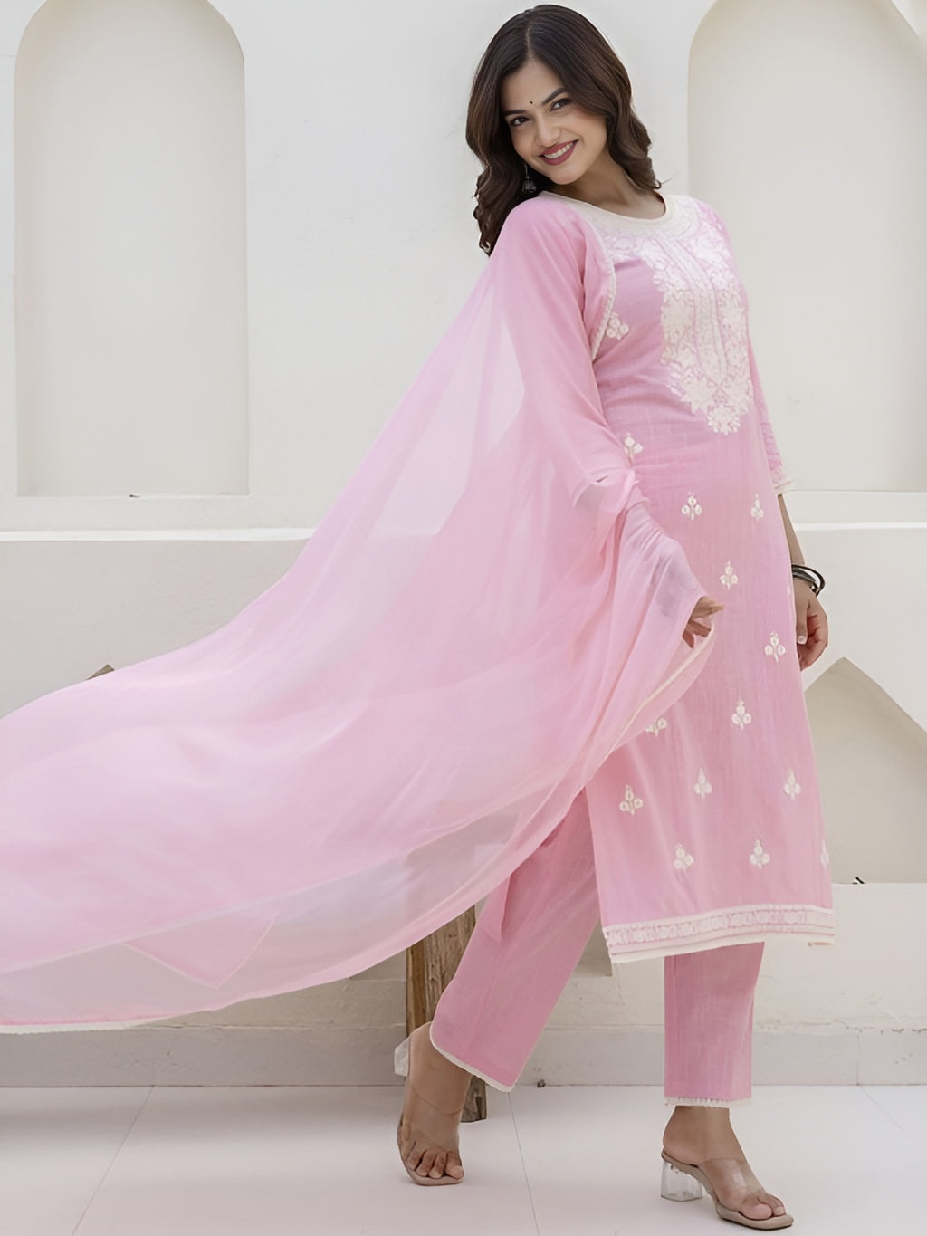 Kurti pant with dupatta