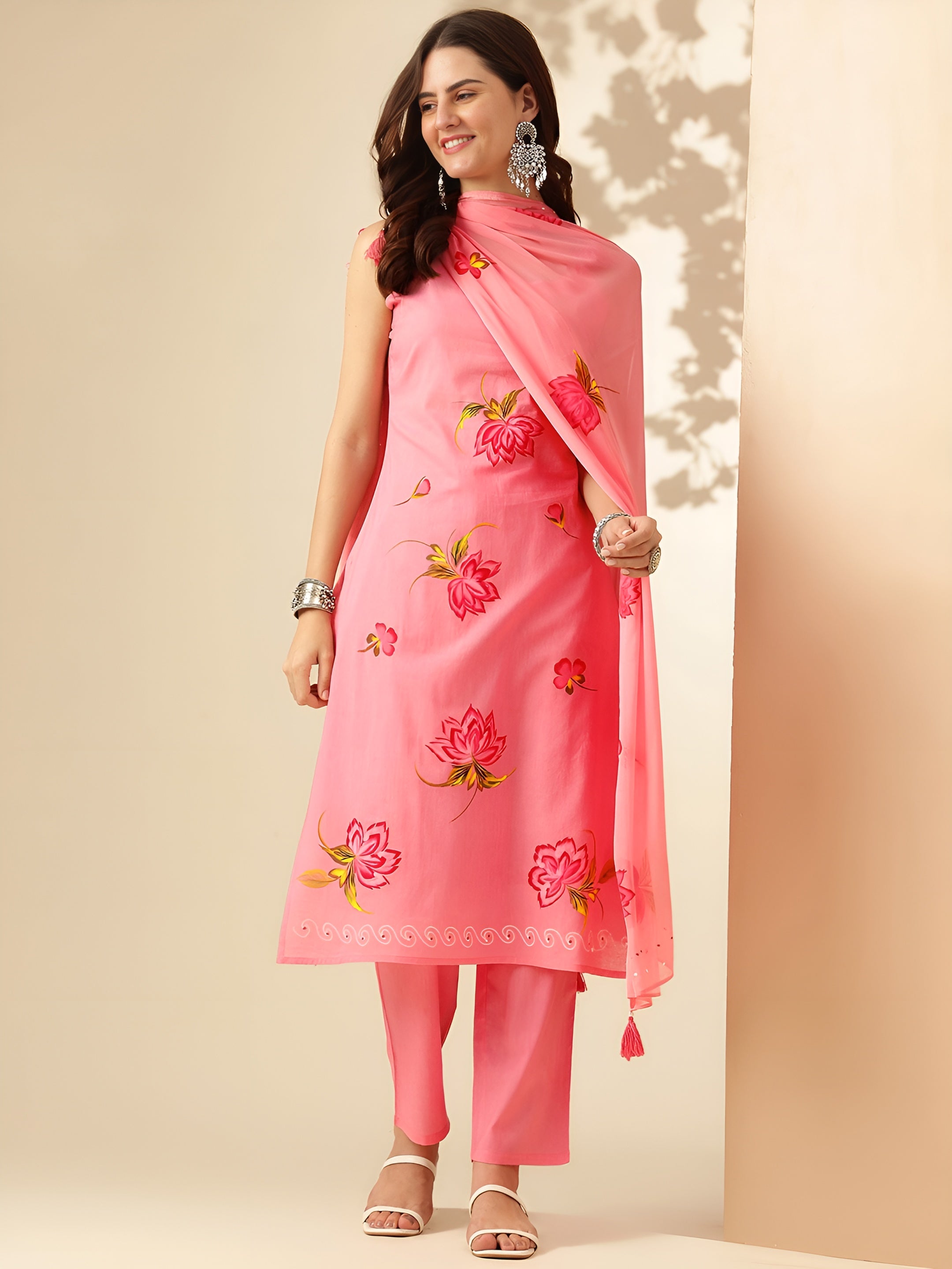 Kurti pant with dupatta