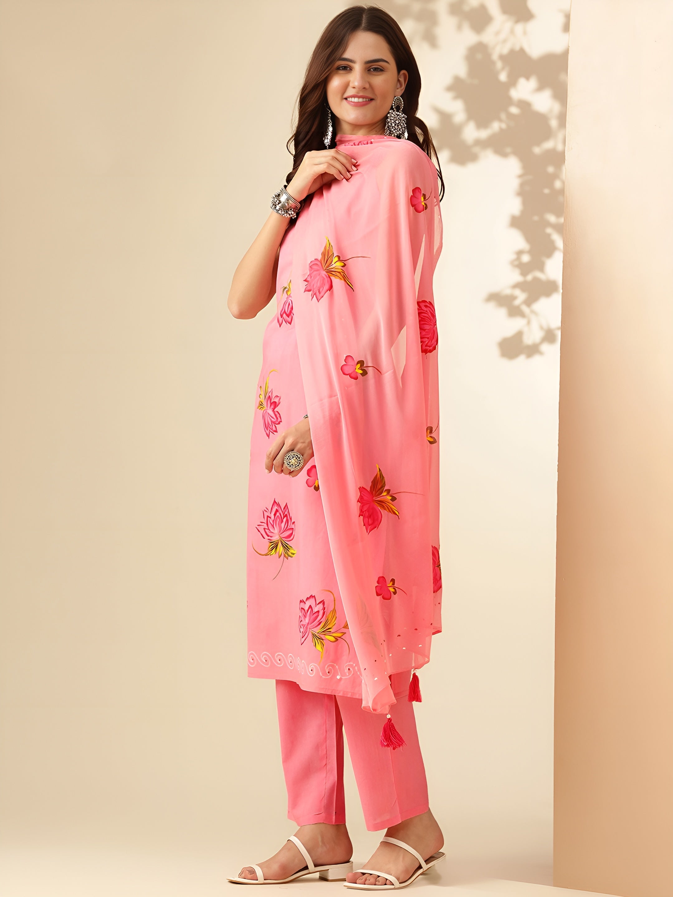 Kurti pant with dupatta