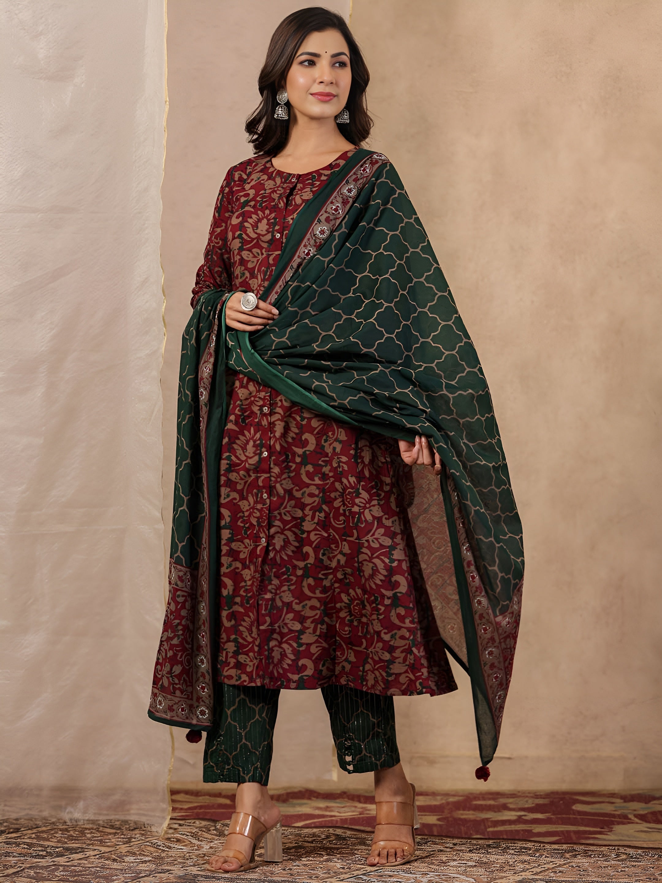 Kurti pant with dupatta