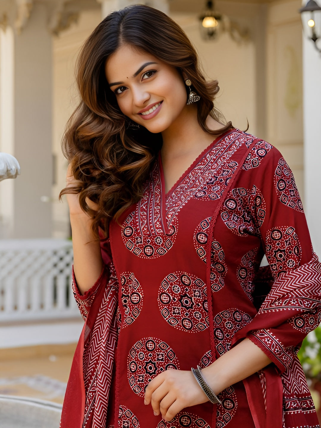 Kurti pant with dupatta