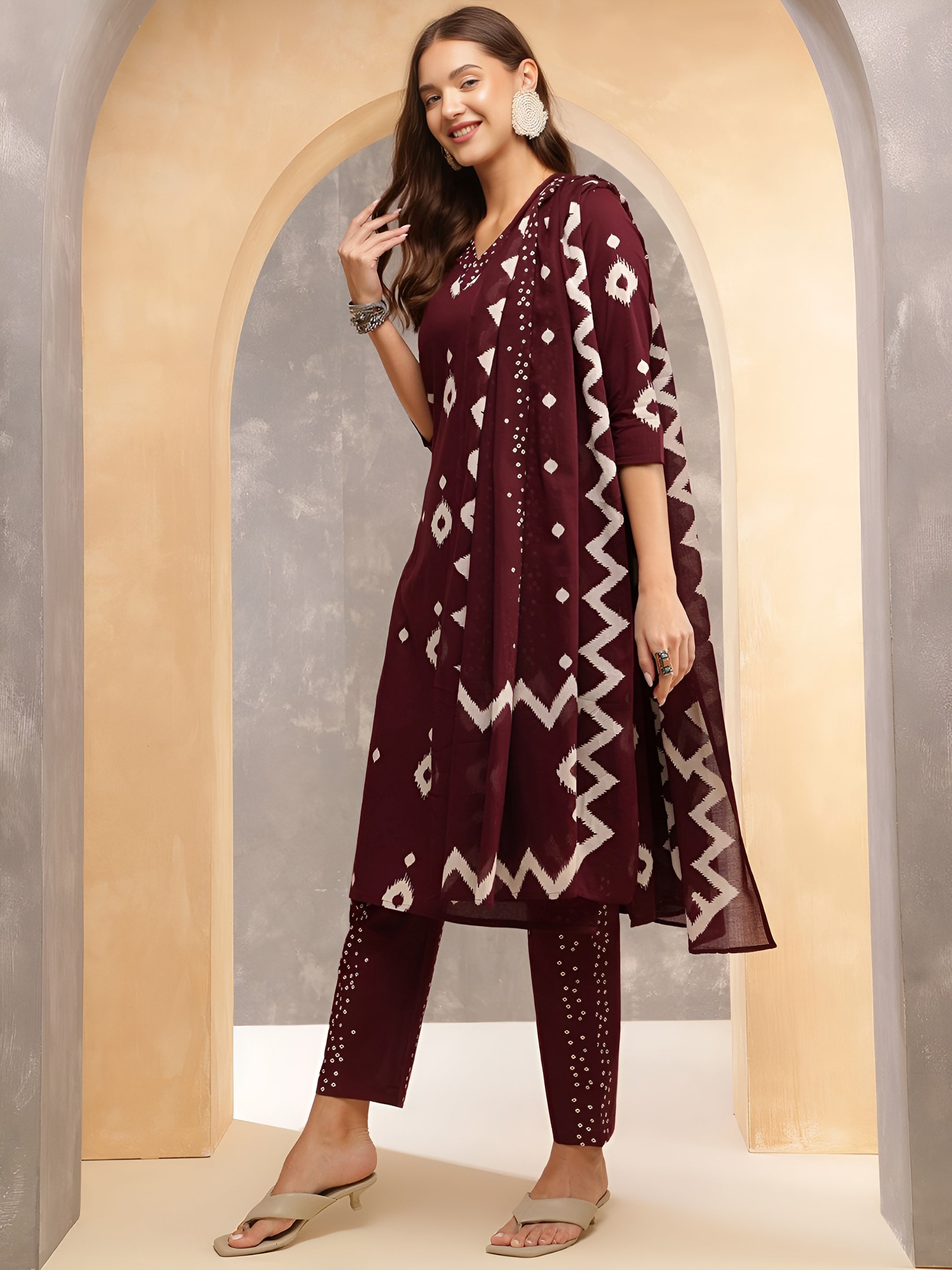 Kurti pant with dupatta