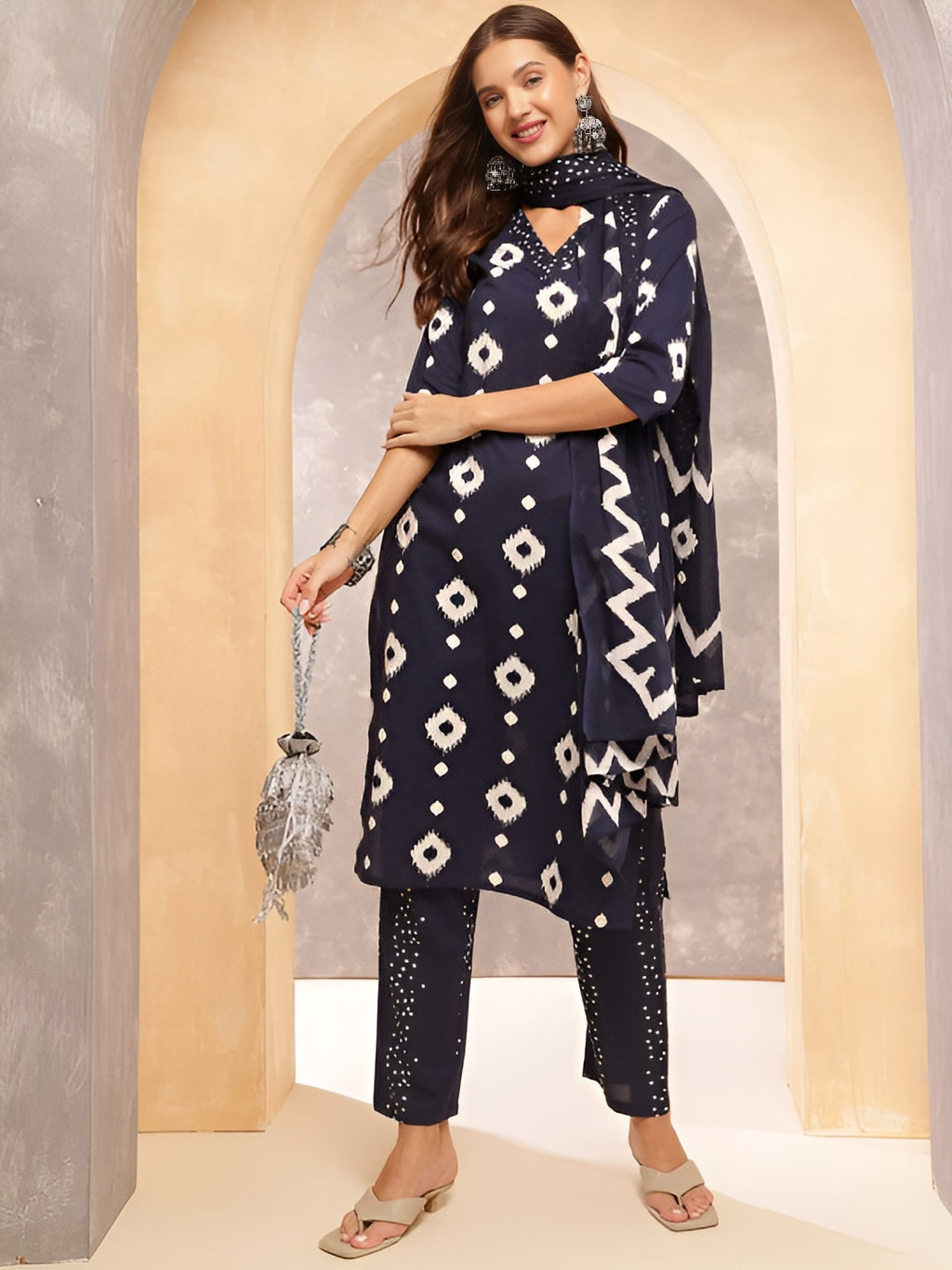 Kurti pant with dupatta