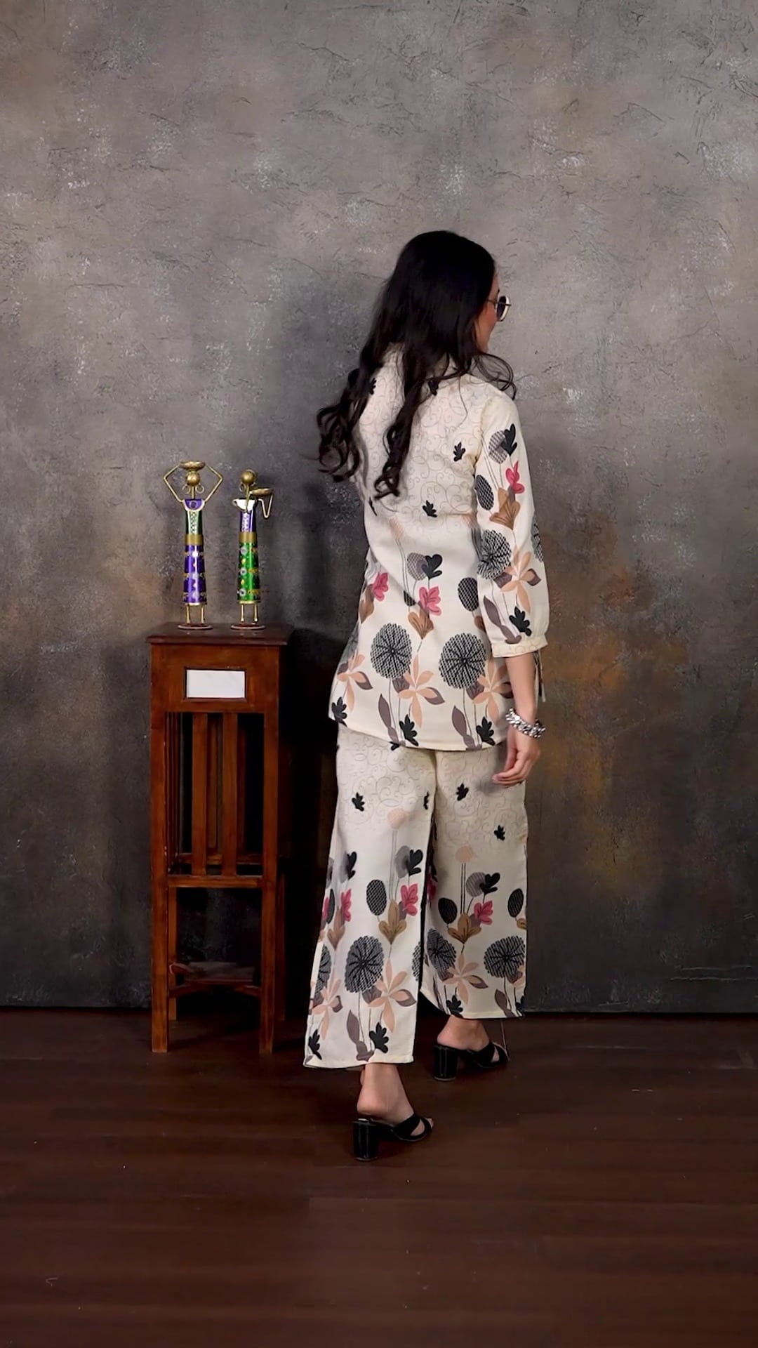 Women Printed Pure Cotton Ethnic Co-Ords Set