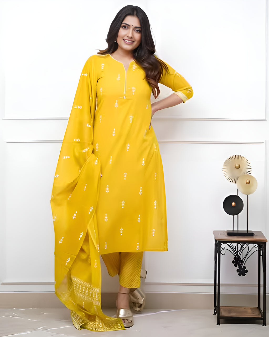 Kurti pant with dupatta