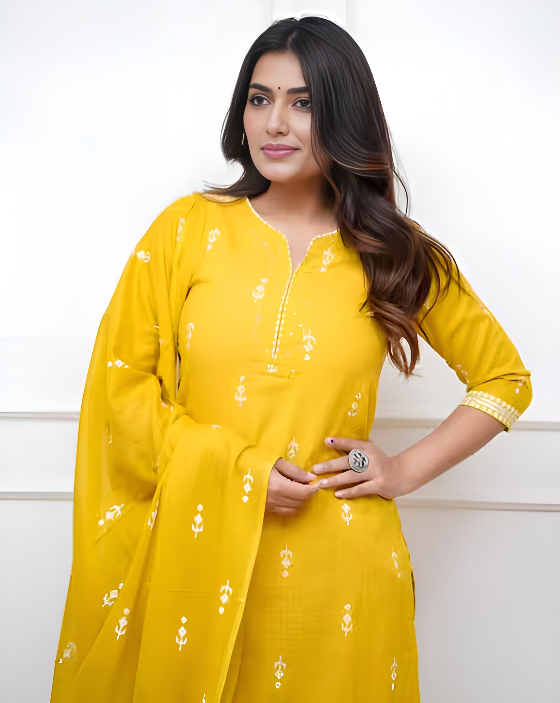 Kurti pant with dupatta