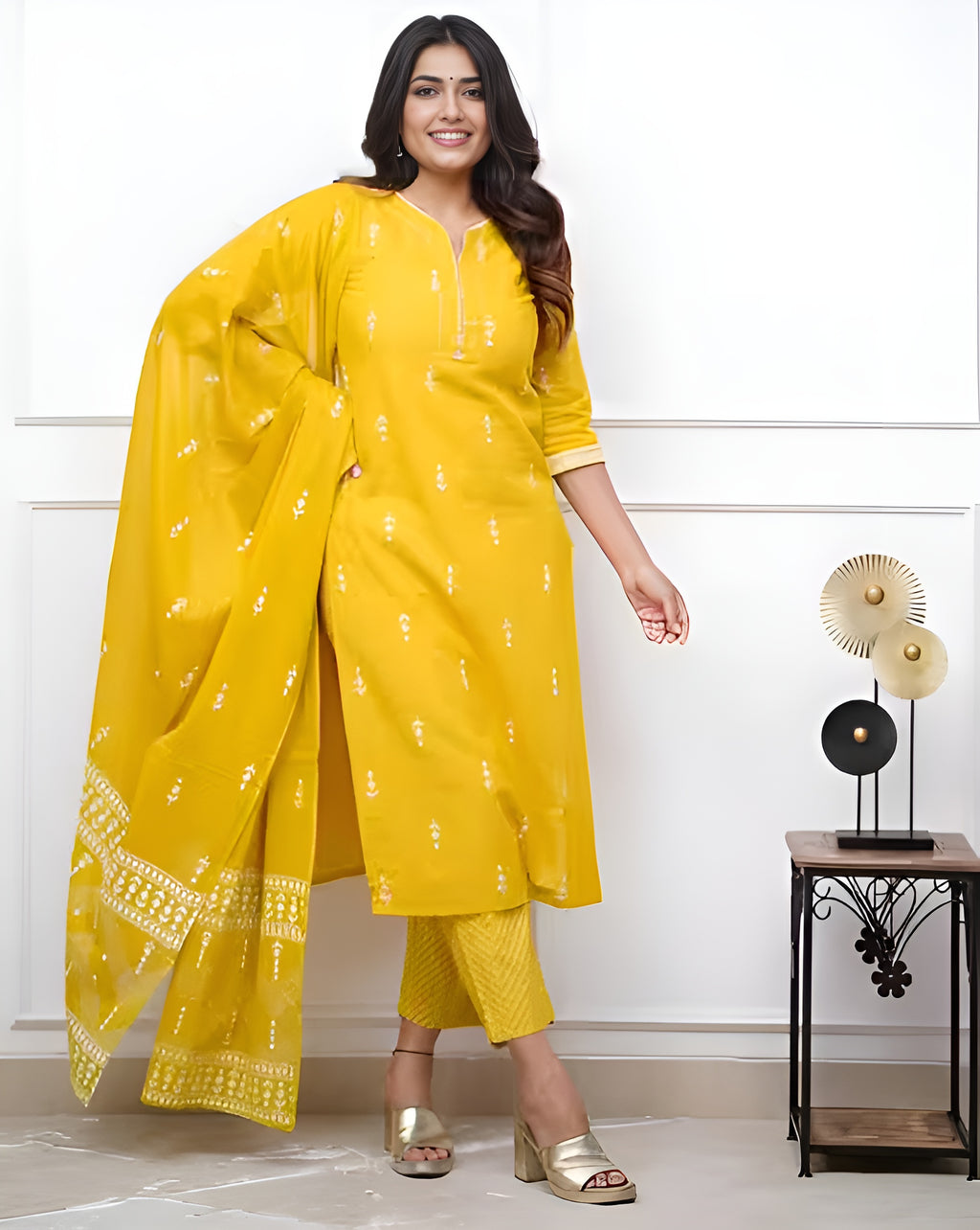 Kurti pant with dupatta