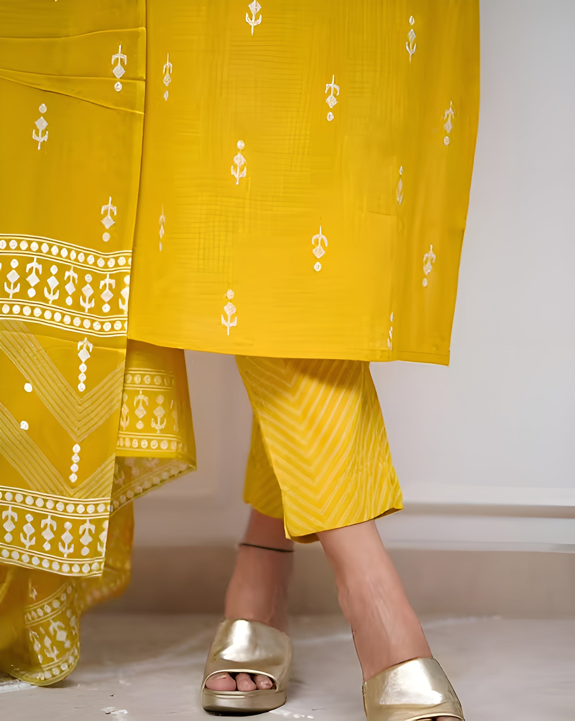 Kurti pant with dupatta