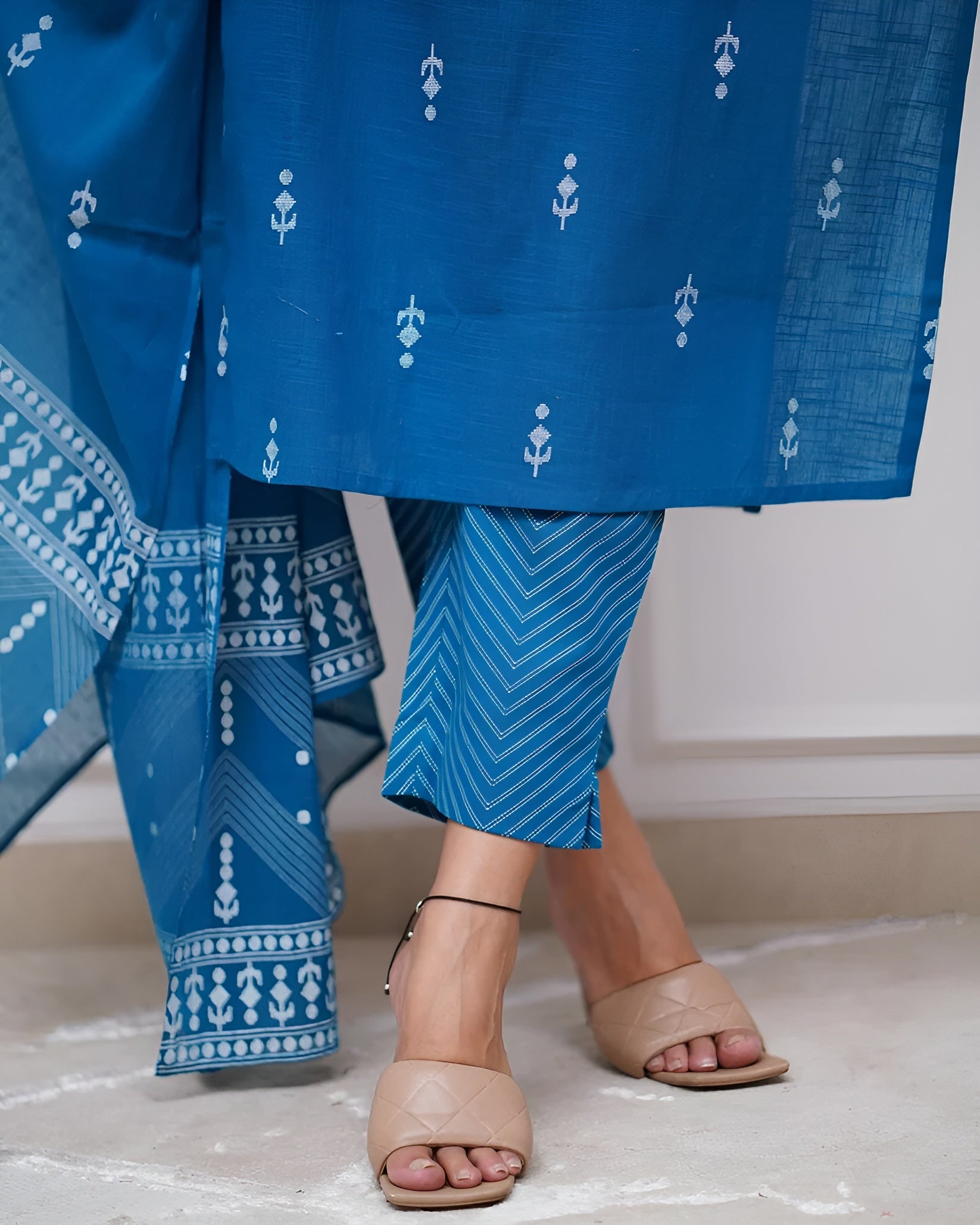 Kurti pant with dupatta