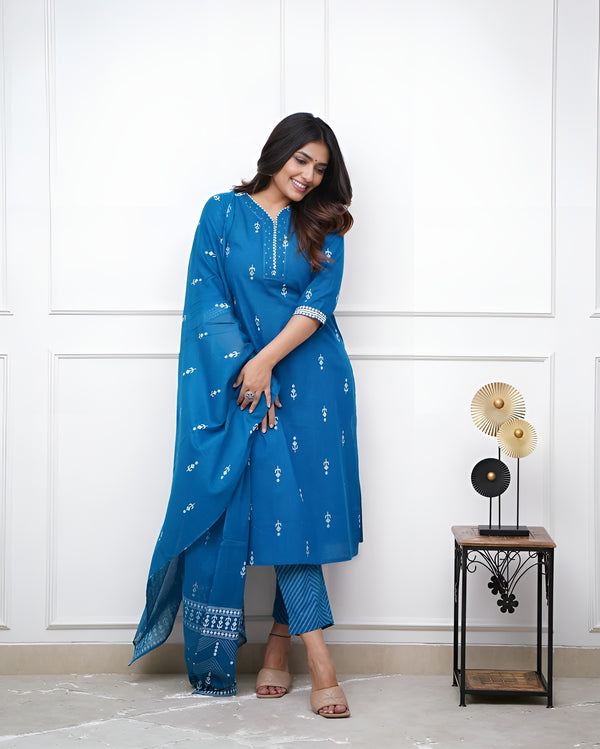 Kurti pant with dupatta
