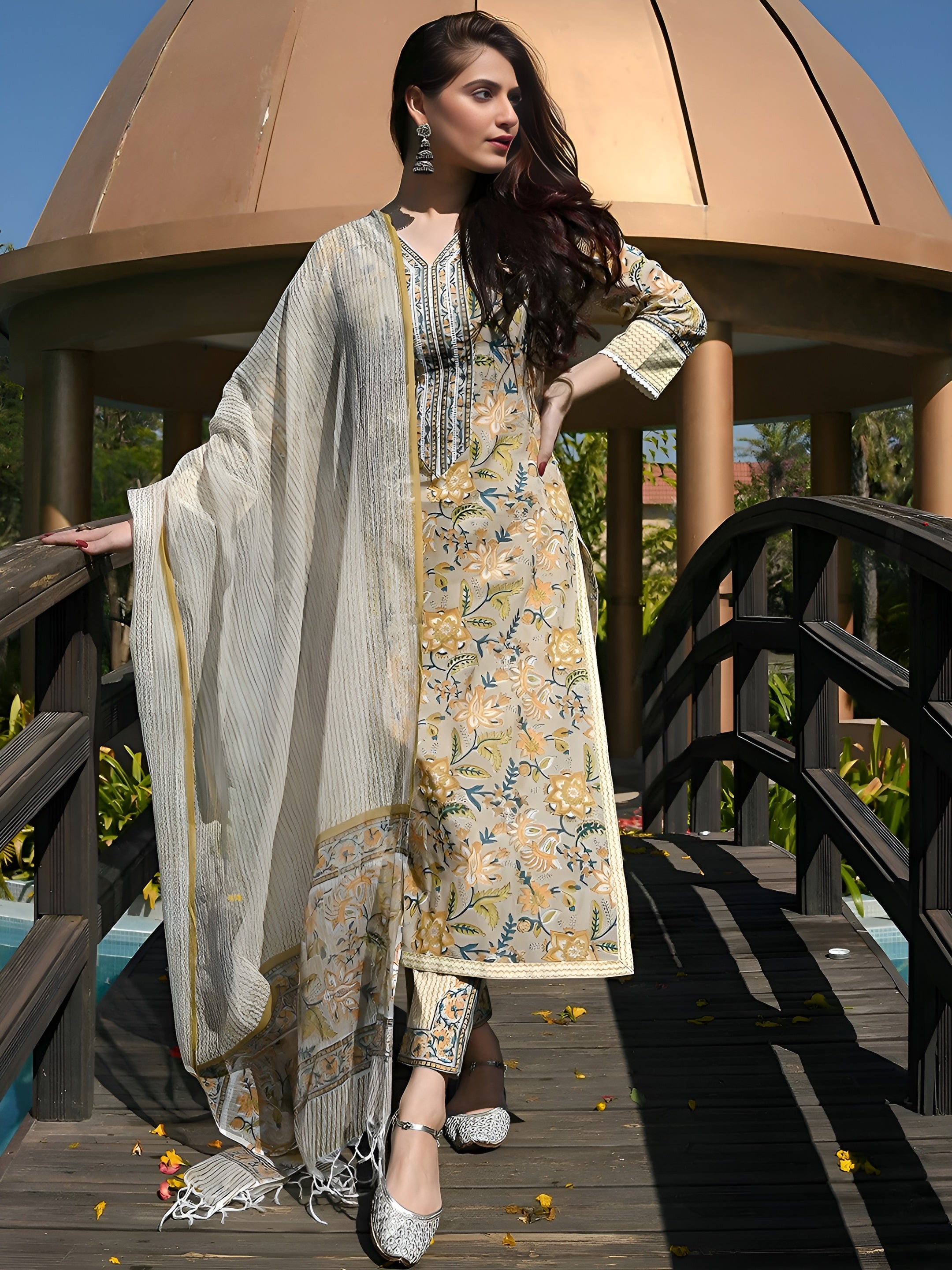 KURTI PANT WITH DUPATTA