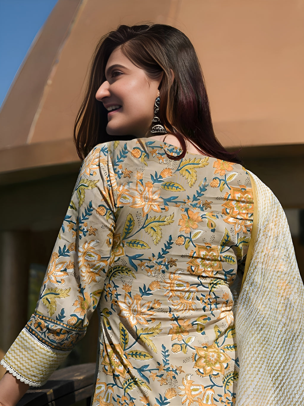 KURTI PANT WITH DUPATTA