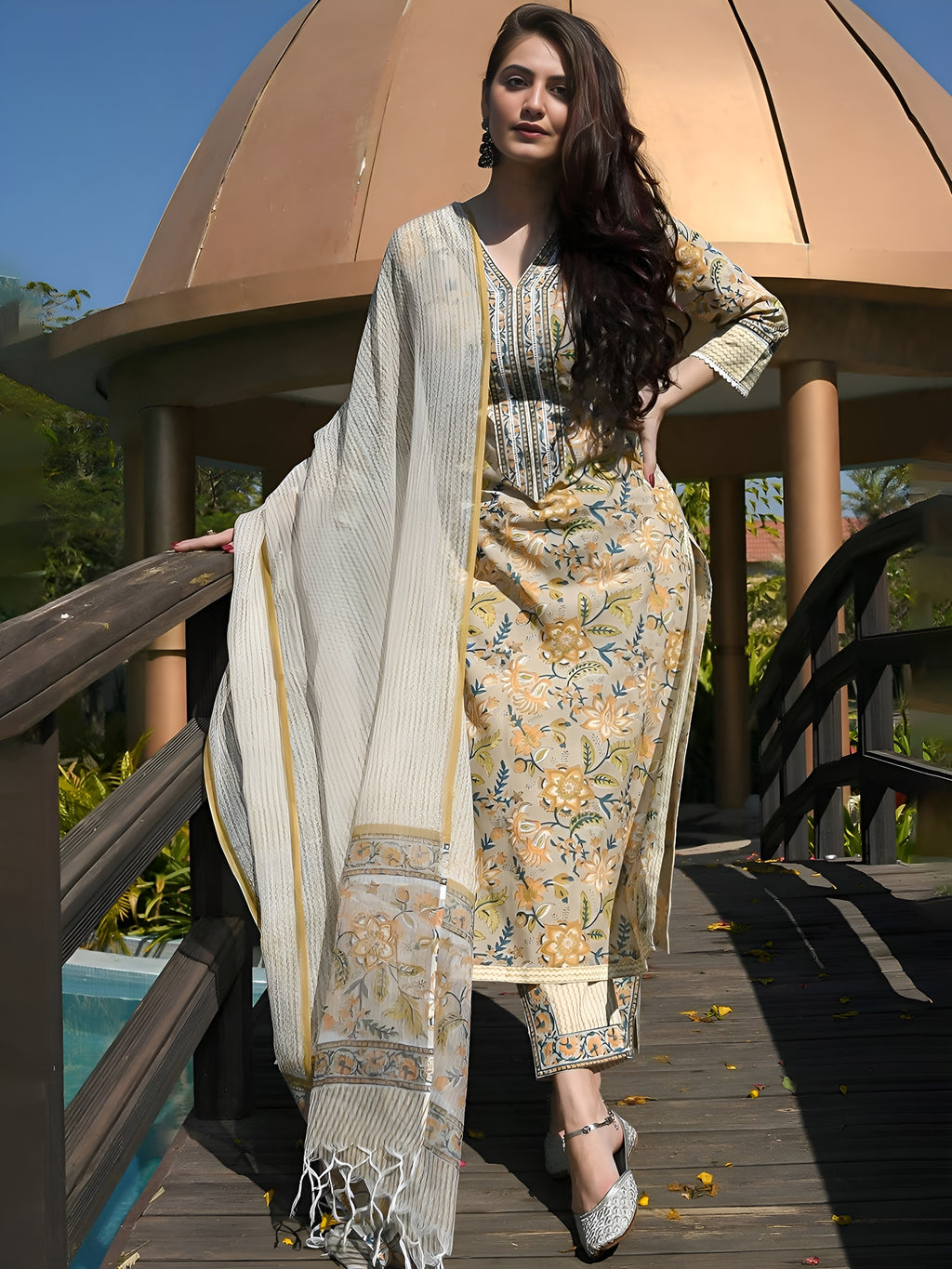 KURTI PANT WITH DUPATTA