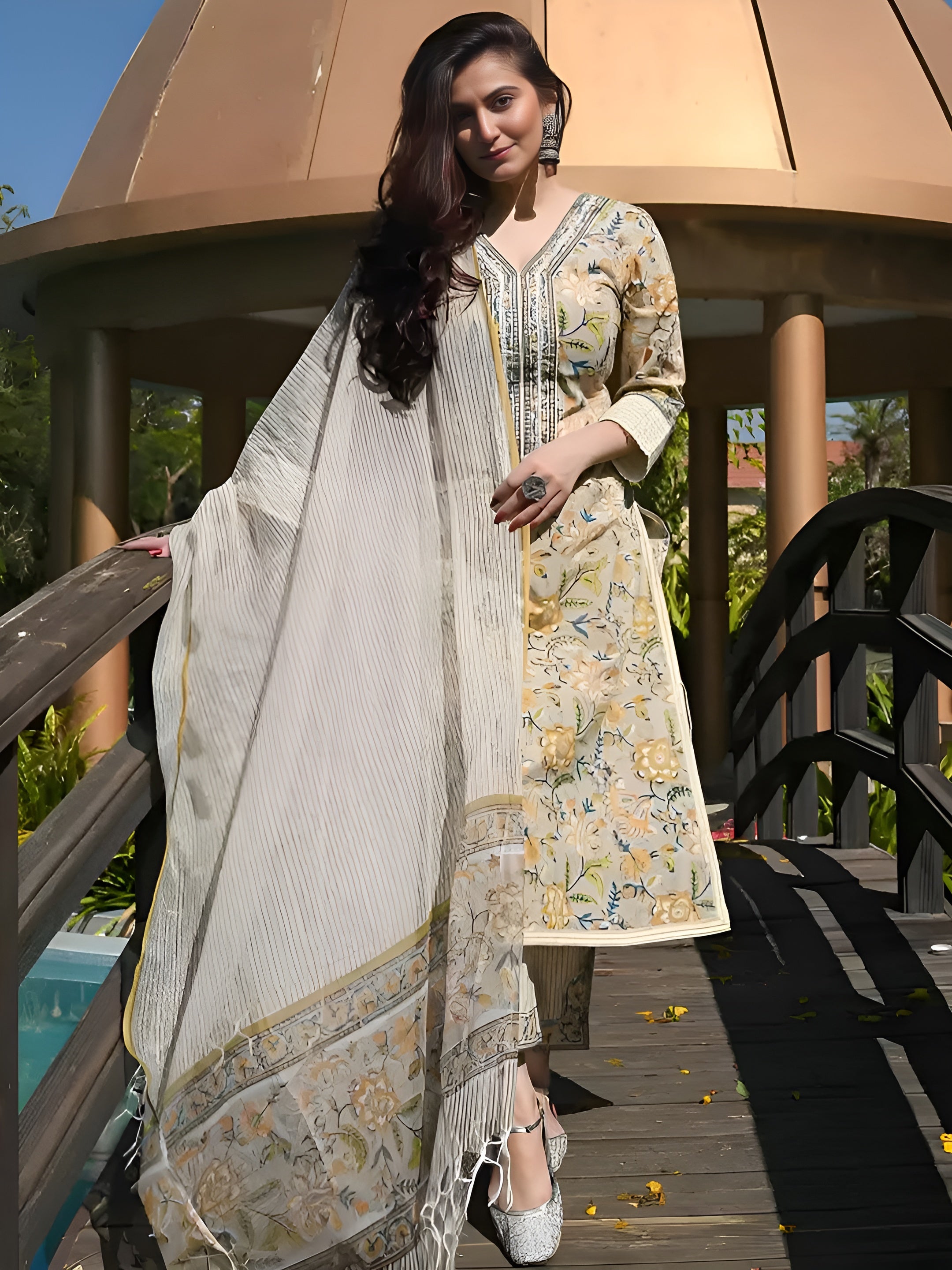 KURTI PANT WITH DUPATTA