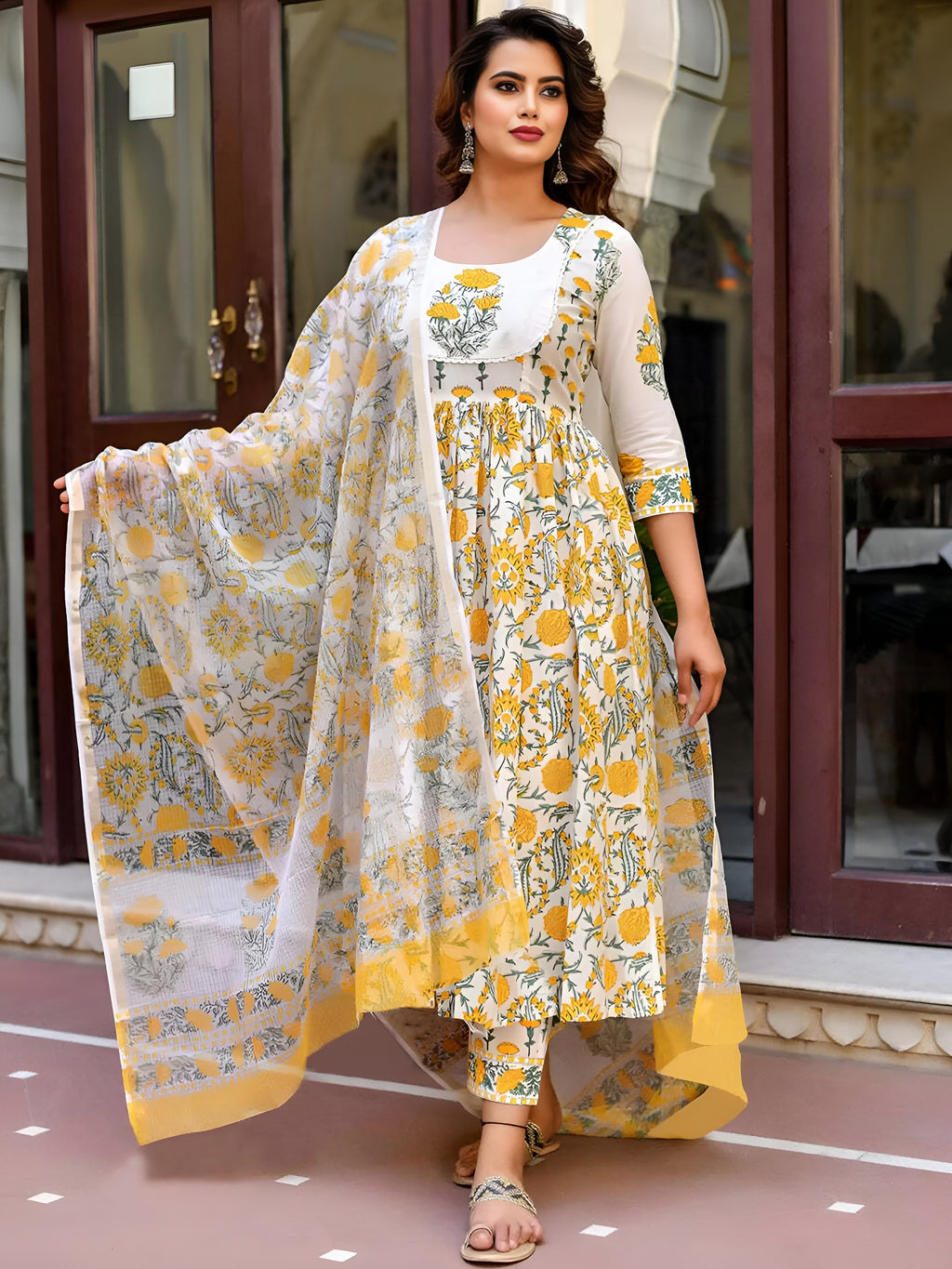 KURTI PANT WITH DUPATTA